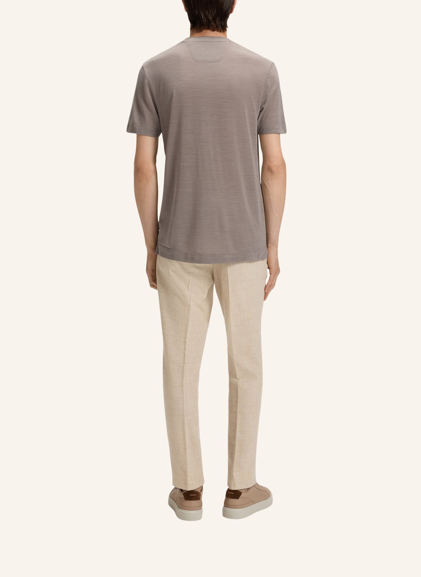 BOSS T-Shirt L-TESAR 113 Regular Fit: BEIGE