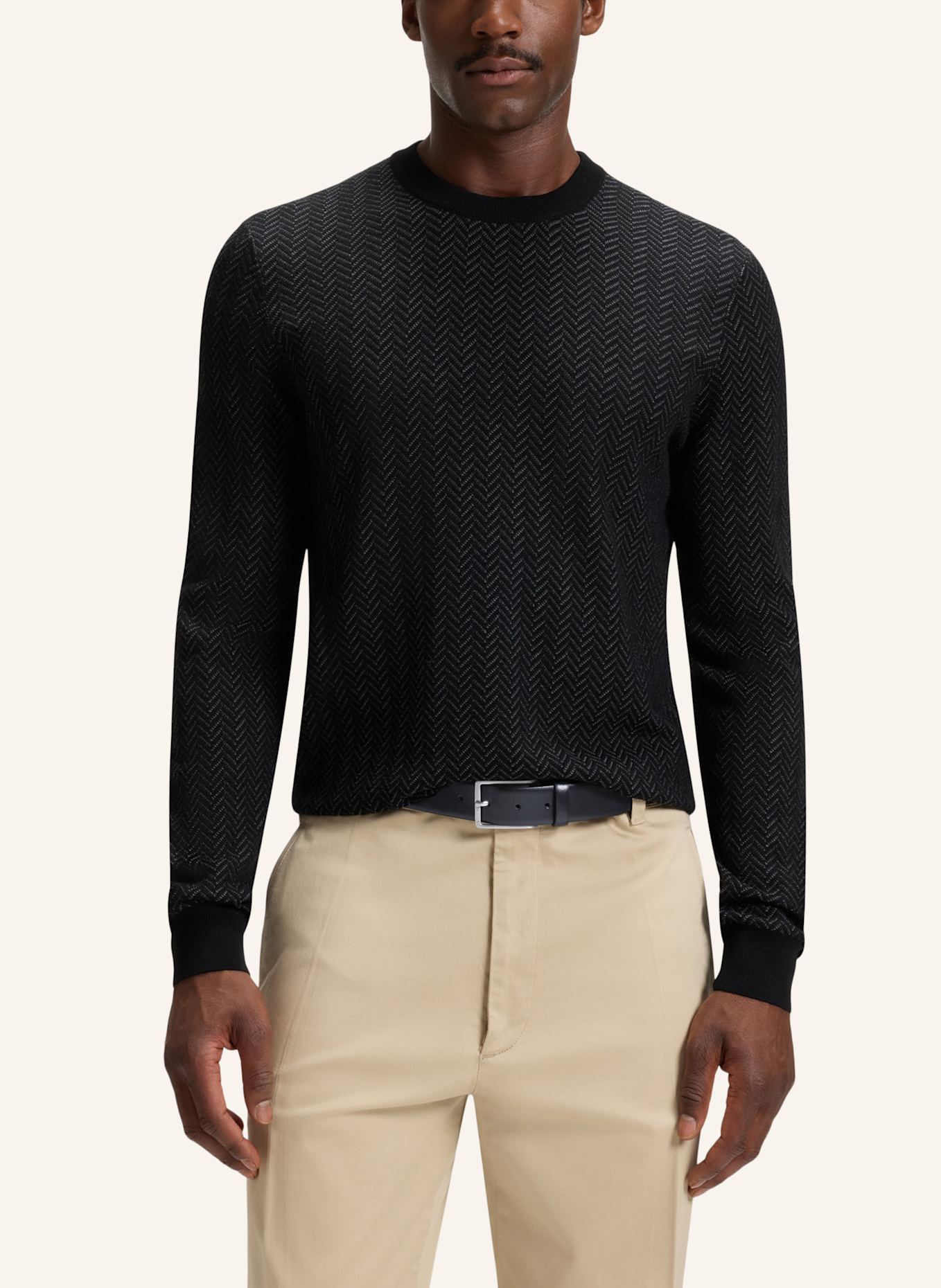 BOSS Business Gürtel ERMAN-L_SZ35: SCHWARZ