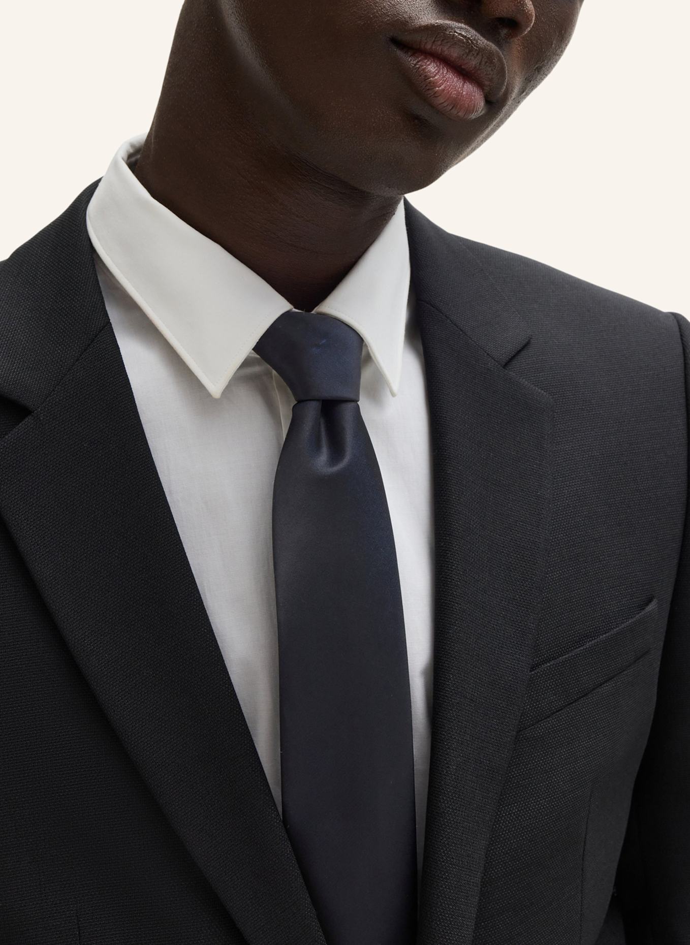 HUGO Krawatte TIE CM 6: HELLBLAU