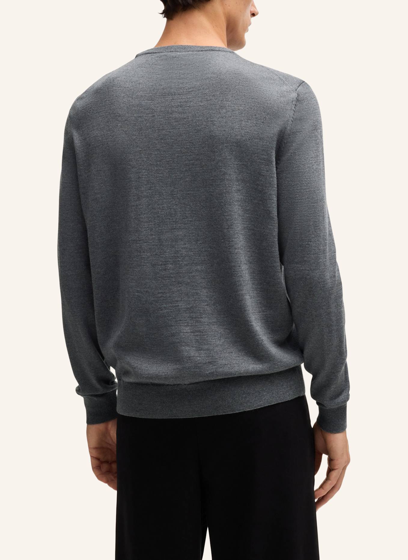 BOSS Pullover BOTTO-L Regular Fit: GRAU