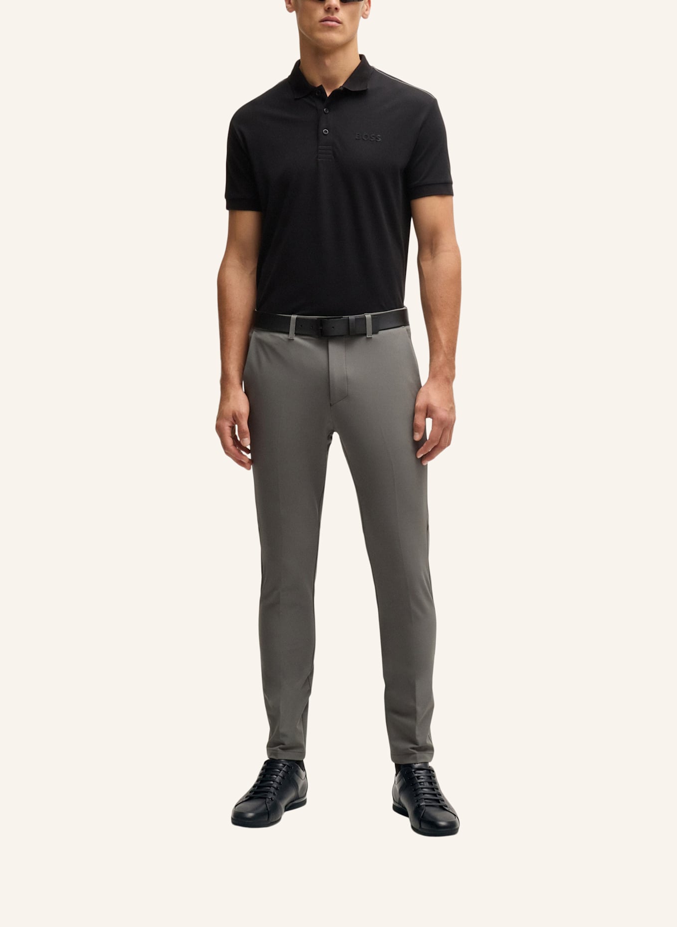 BOSS Sneaker SATURN_LOWP_LUX4 A_N: SCHWARZ