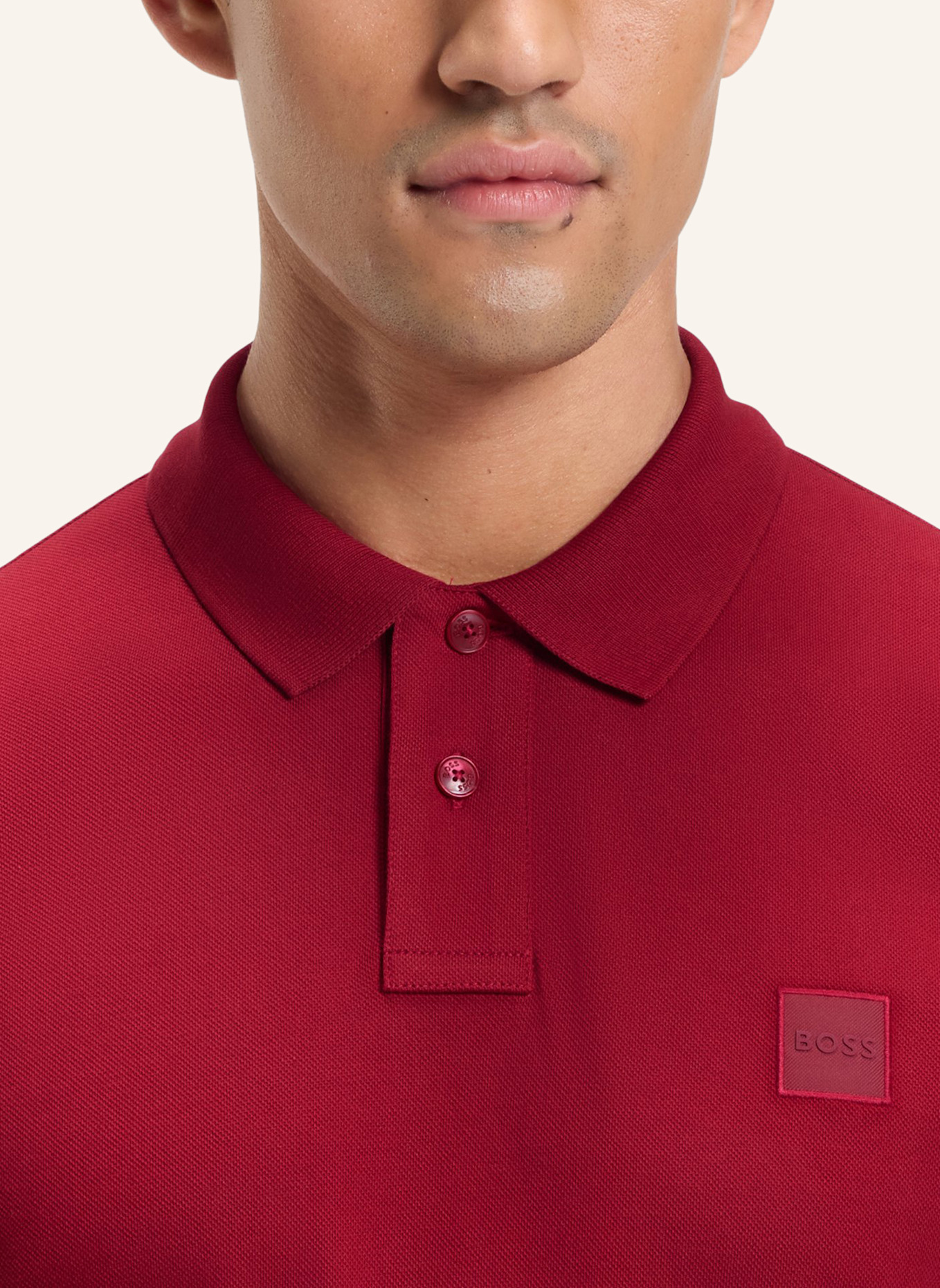 BOSS Jersey-Poloshirt PASSENGER: ROT