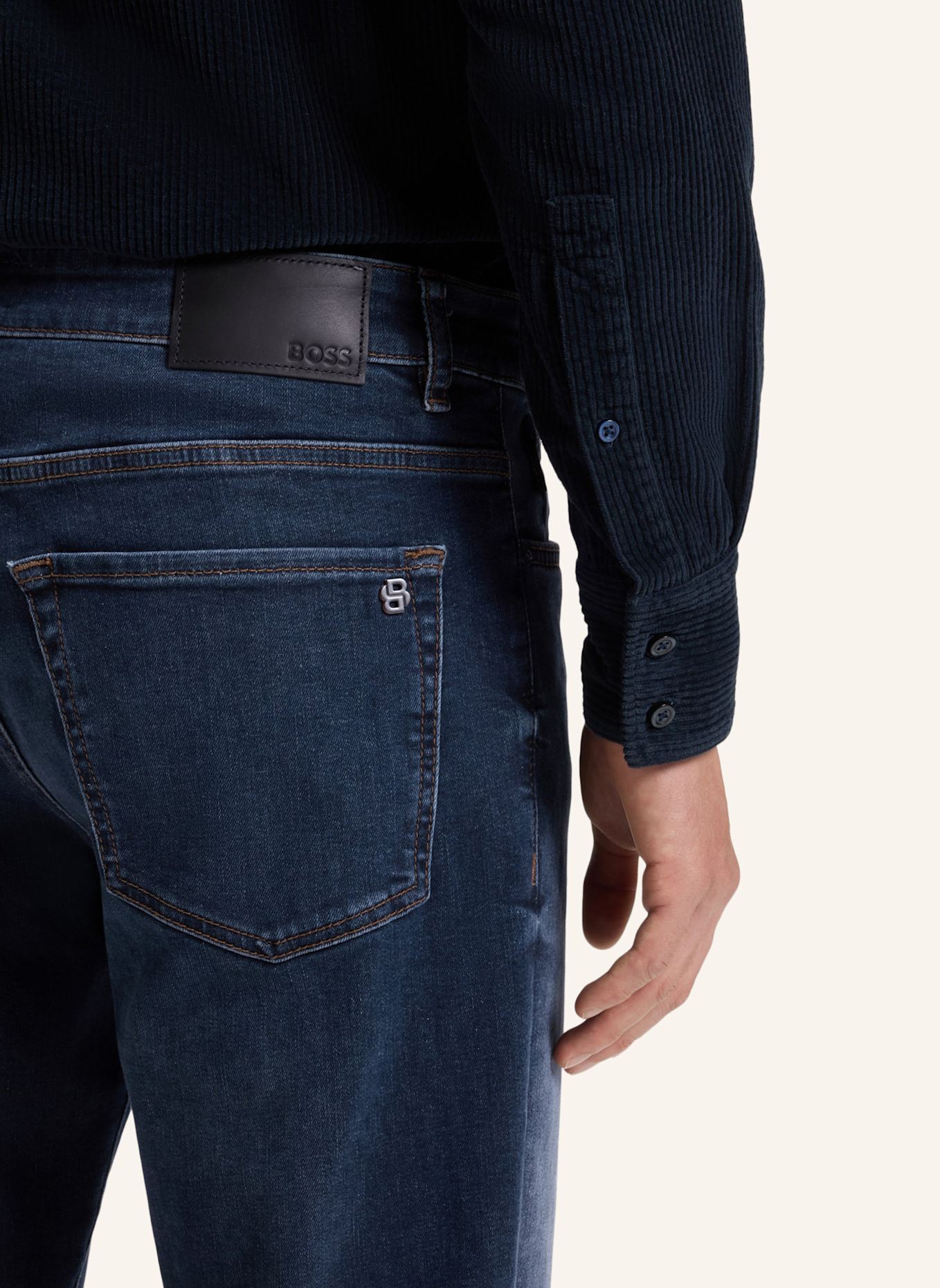 BOSS Jeans RE.MAINE BO Regular Fit: DUNKELBLAU