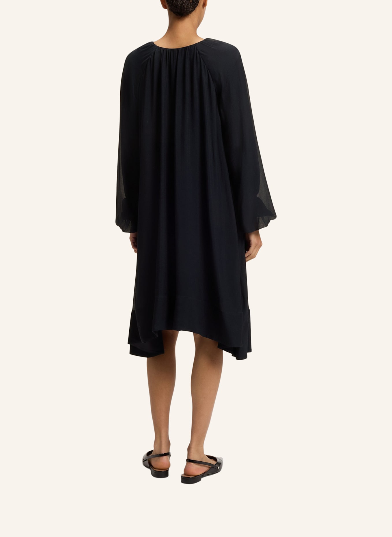 BOSS Business Kleid DELIM Relaxed Fit: DUNKELBLAU