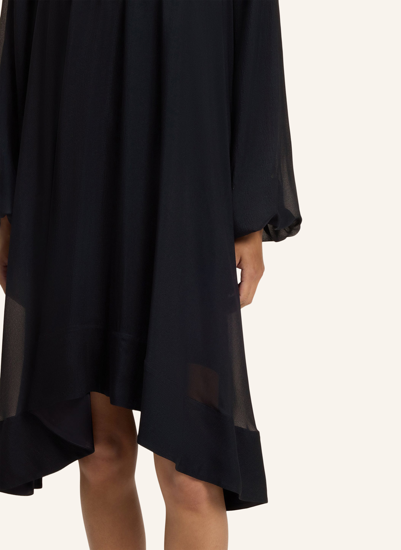 BOSS Business Kleid DELIM Relaxed Fit: DUNKELBLAU