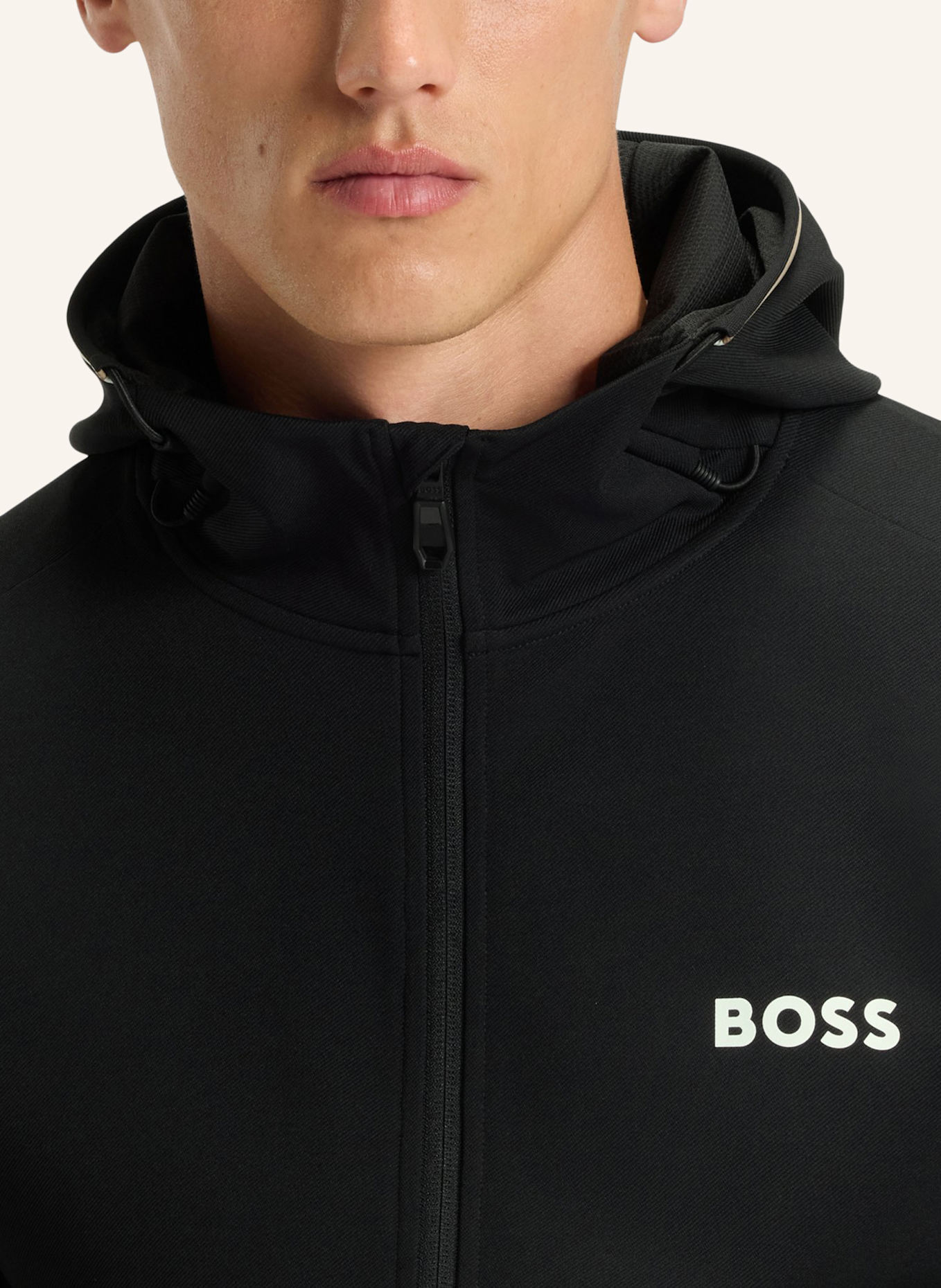 BOSS Sweatshirt SICON TOC Regular Fit: SCHWARZ