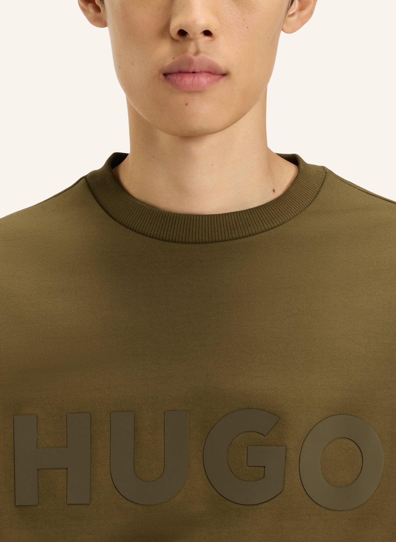HUGO Sweatshirt DINEX Oversize Fit: GRÜN
