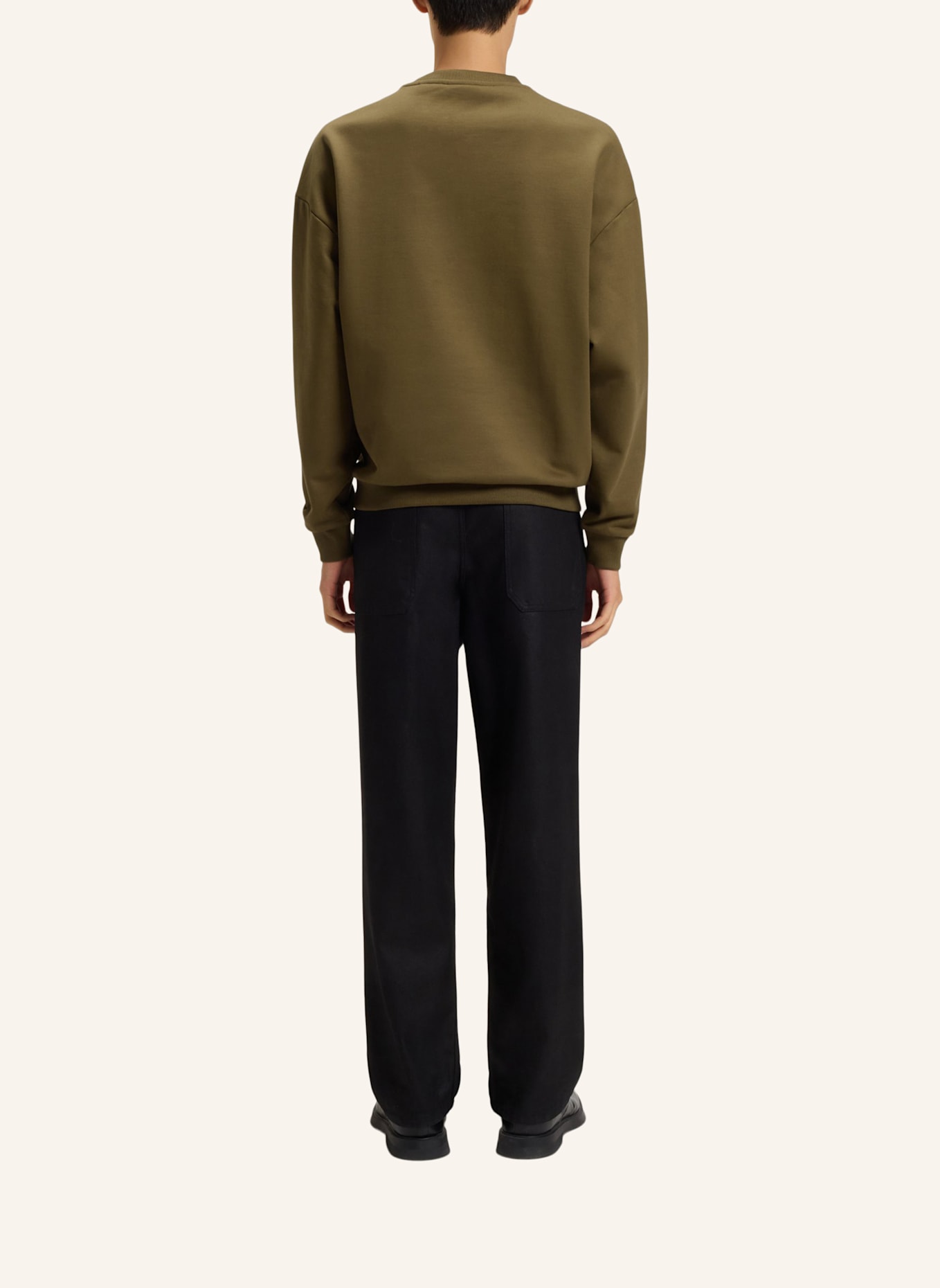 HUGO Sweatshirt DINEX Oversize Fit: GRÜN