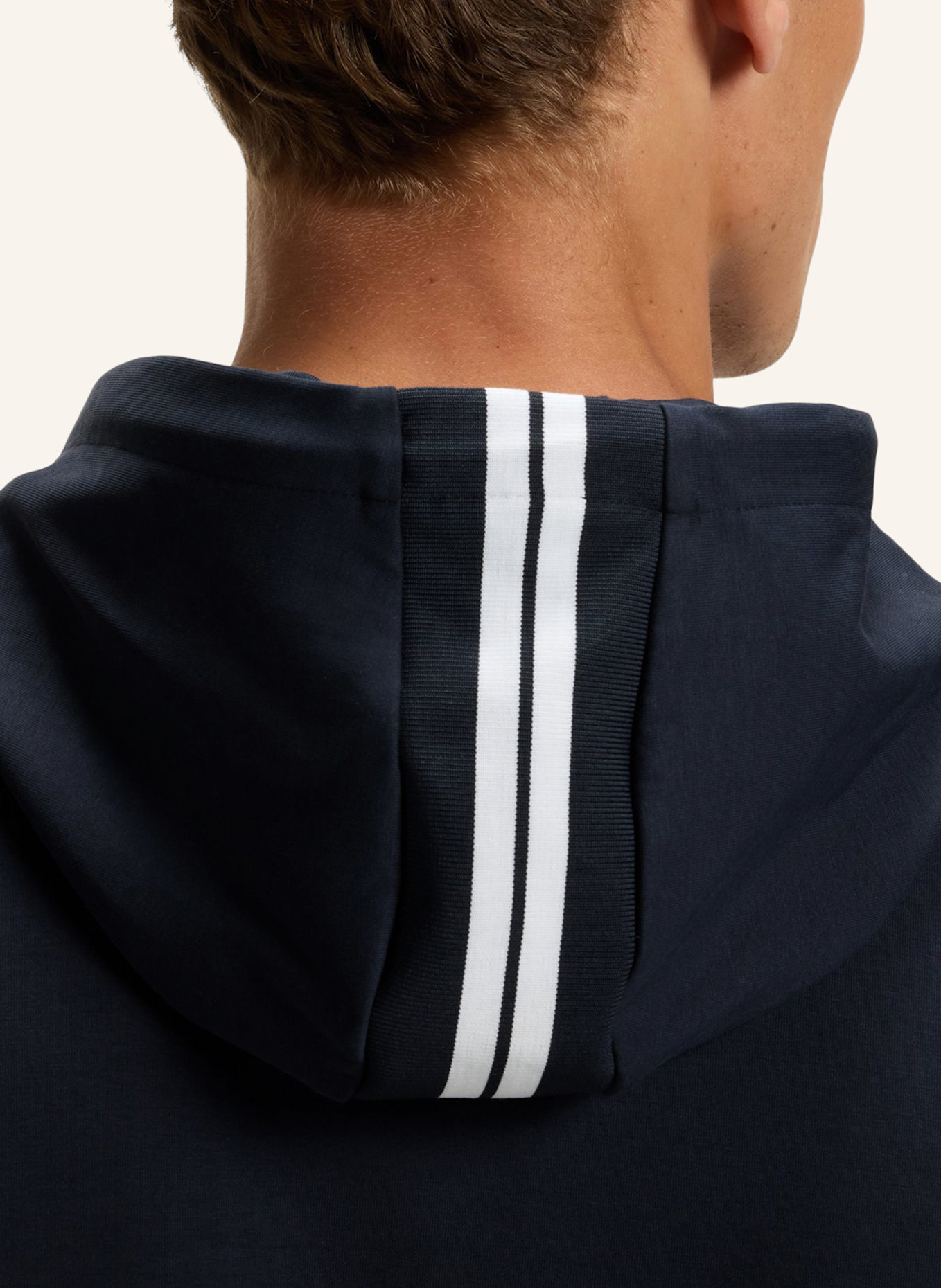 BOSS Sweatshirt FZ HOODIE ZONE Regular Fit: DUNKELBLAU