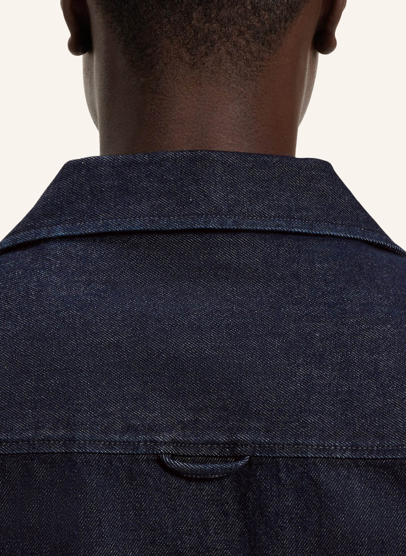 HUGO Business Hemd EDELO Oversize Fit: DUNKELBLAU