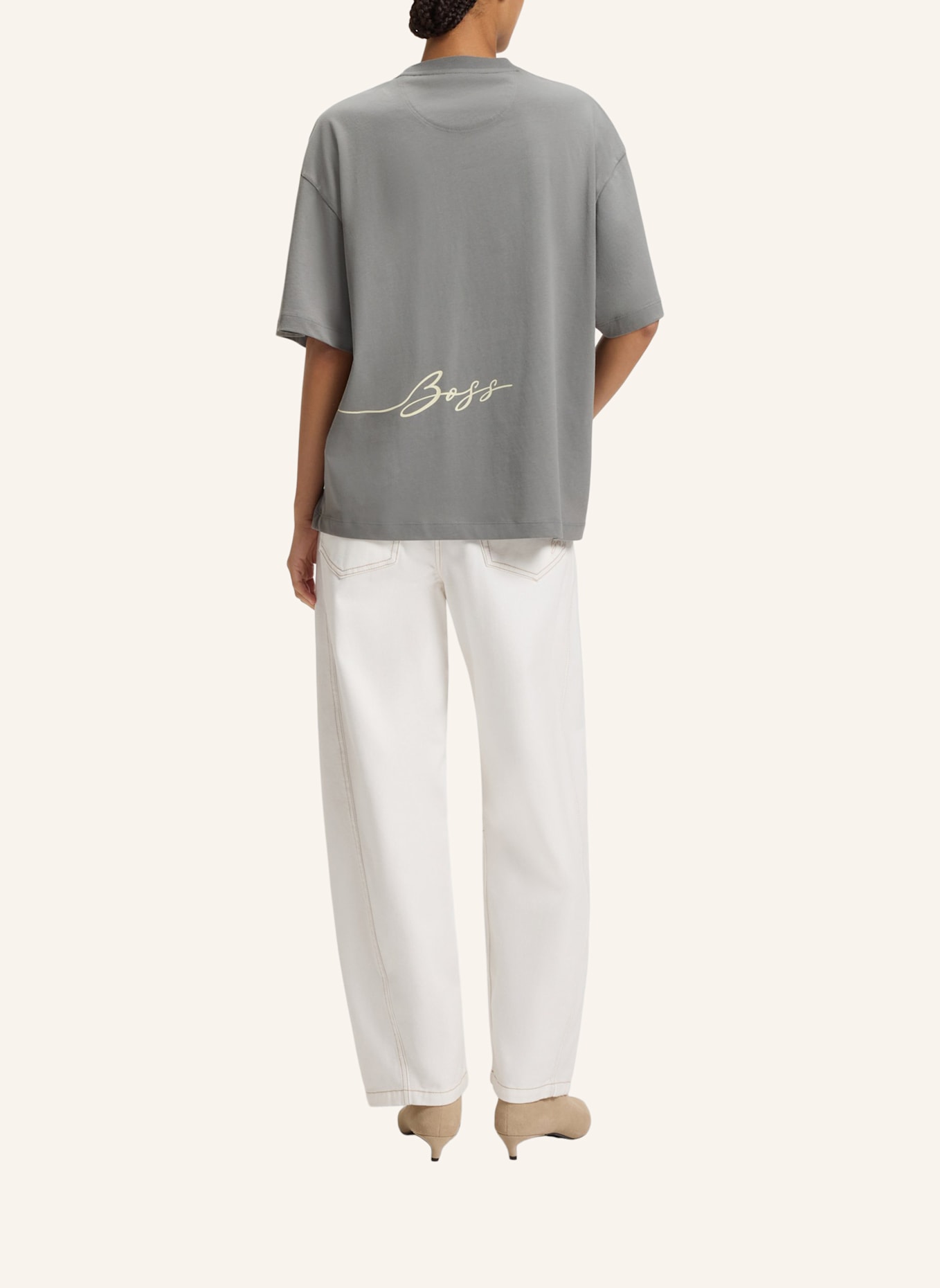 BOSS T-Shirt C_EBOYFRIEND_5 Oversize Fit: TÜRKIS