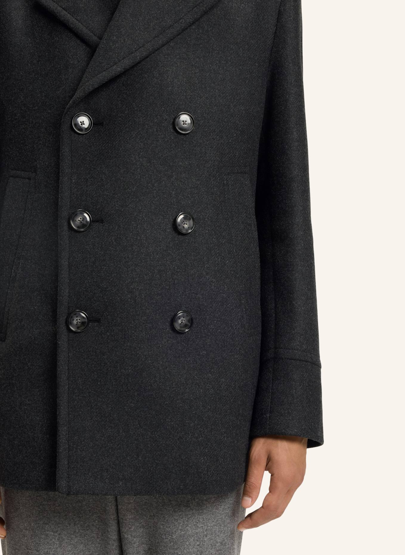 BOSS Klassischer Mantel H-HYDE-PCOAT-234 Slim Fit: GRAU