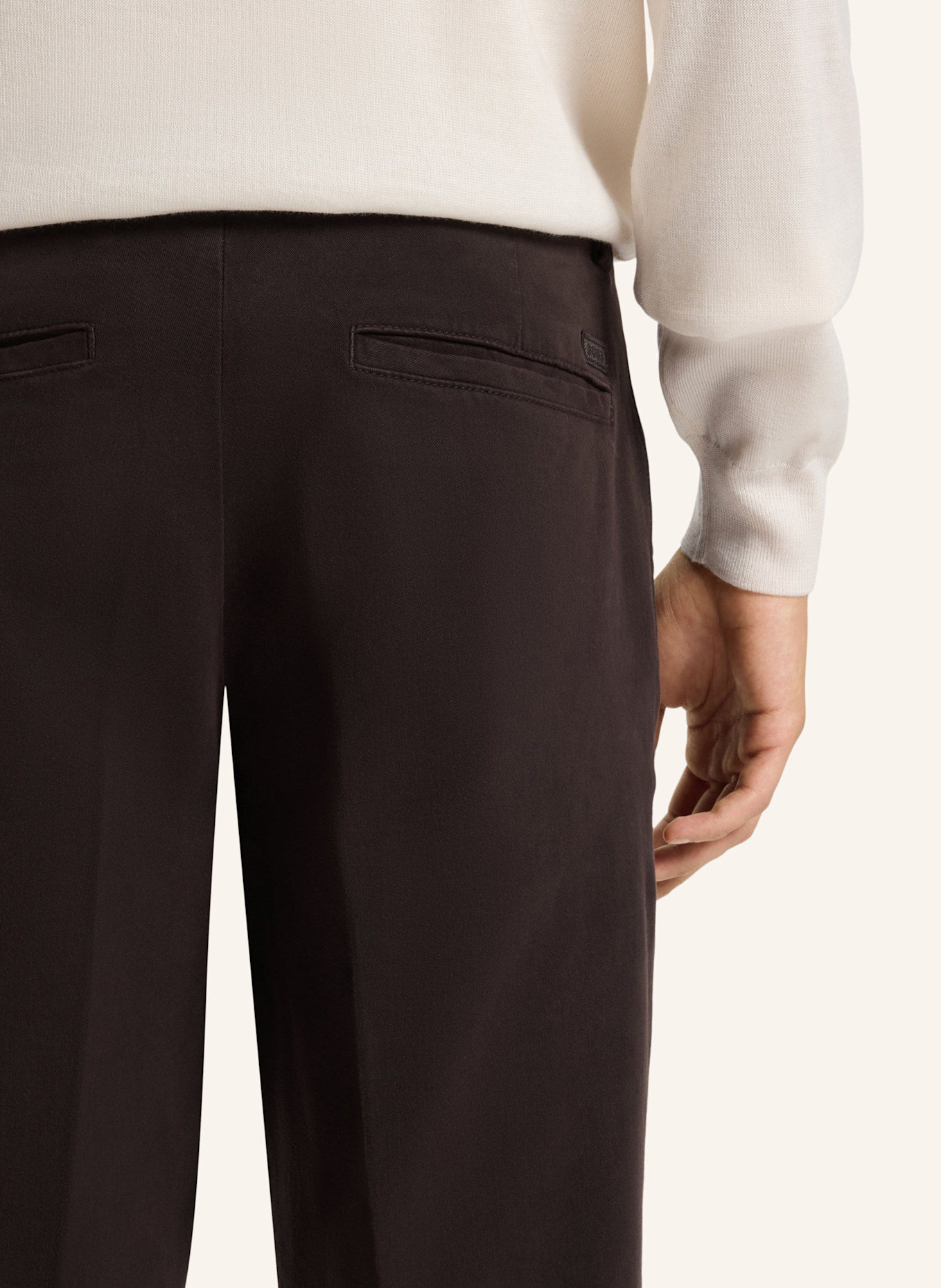 BOSS Casual Hose H-KANE1 Modern Fit: DUNKELBRAUN