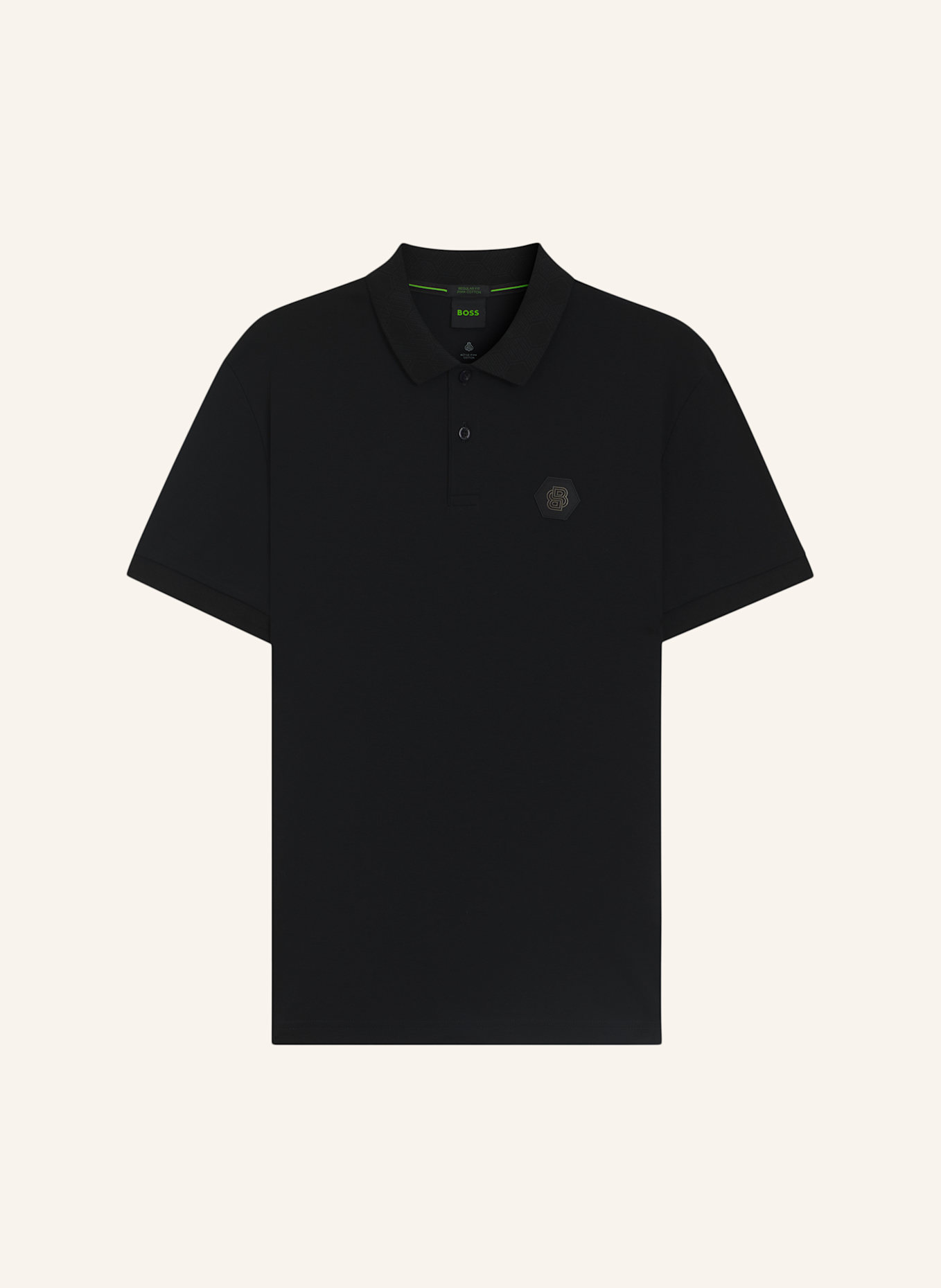 BOSS Poloshirt POLO FUTURE Regular Fit: SCHWARZ