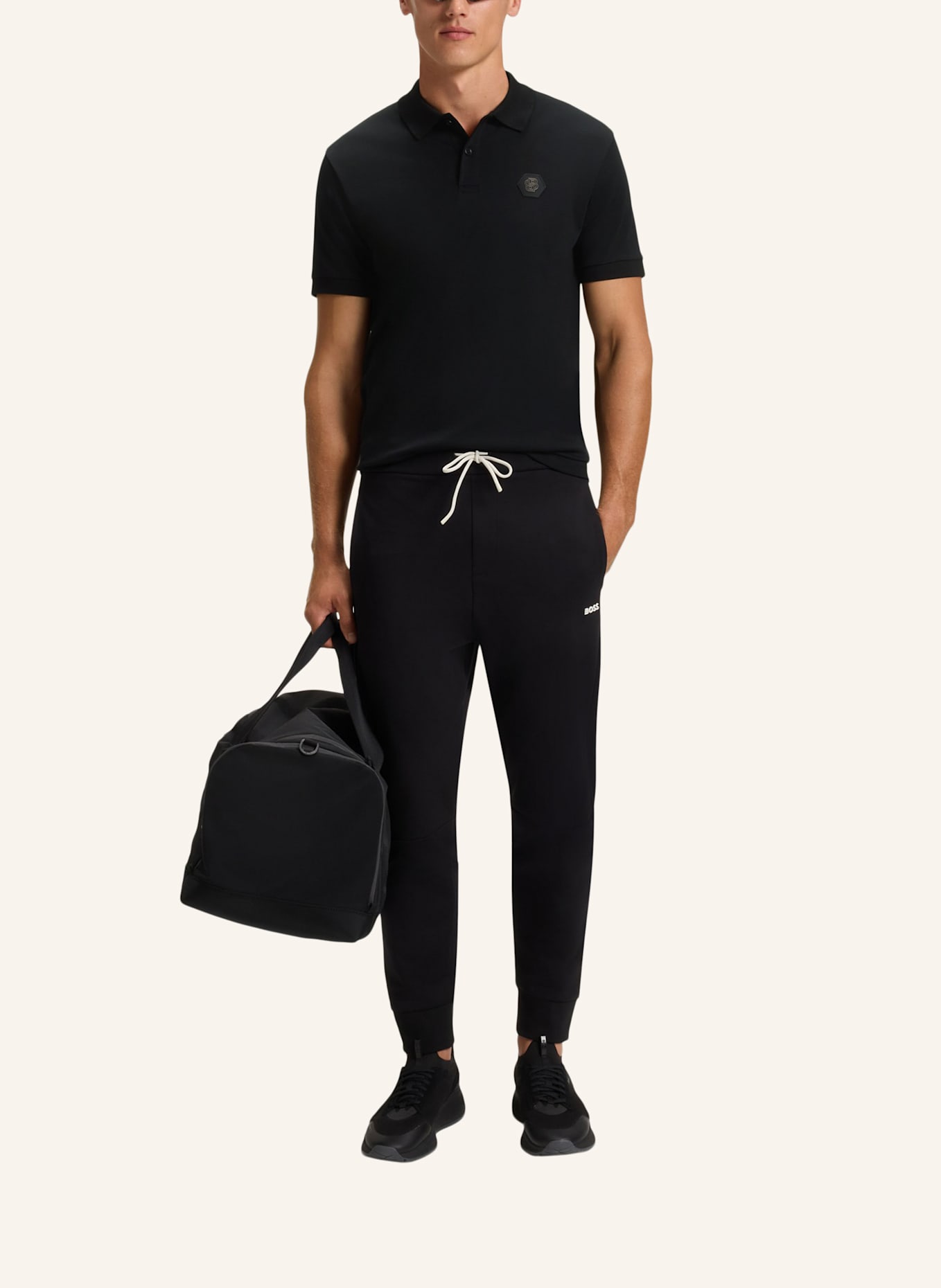 BOSS Poloshirt POLO FUTURE Regular Fit: SCHWARZ