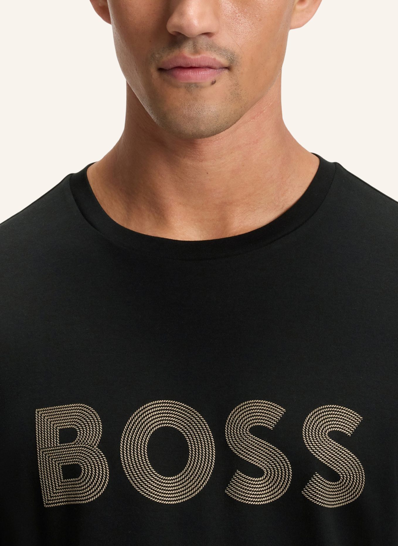 BOSS T-Shirt TEE LOGO FUTURE Regular Fit: SCHWARZ