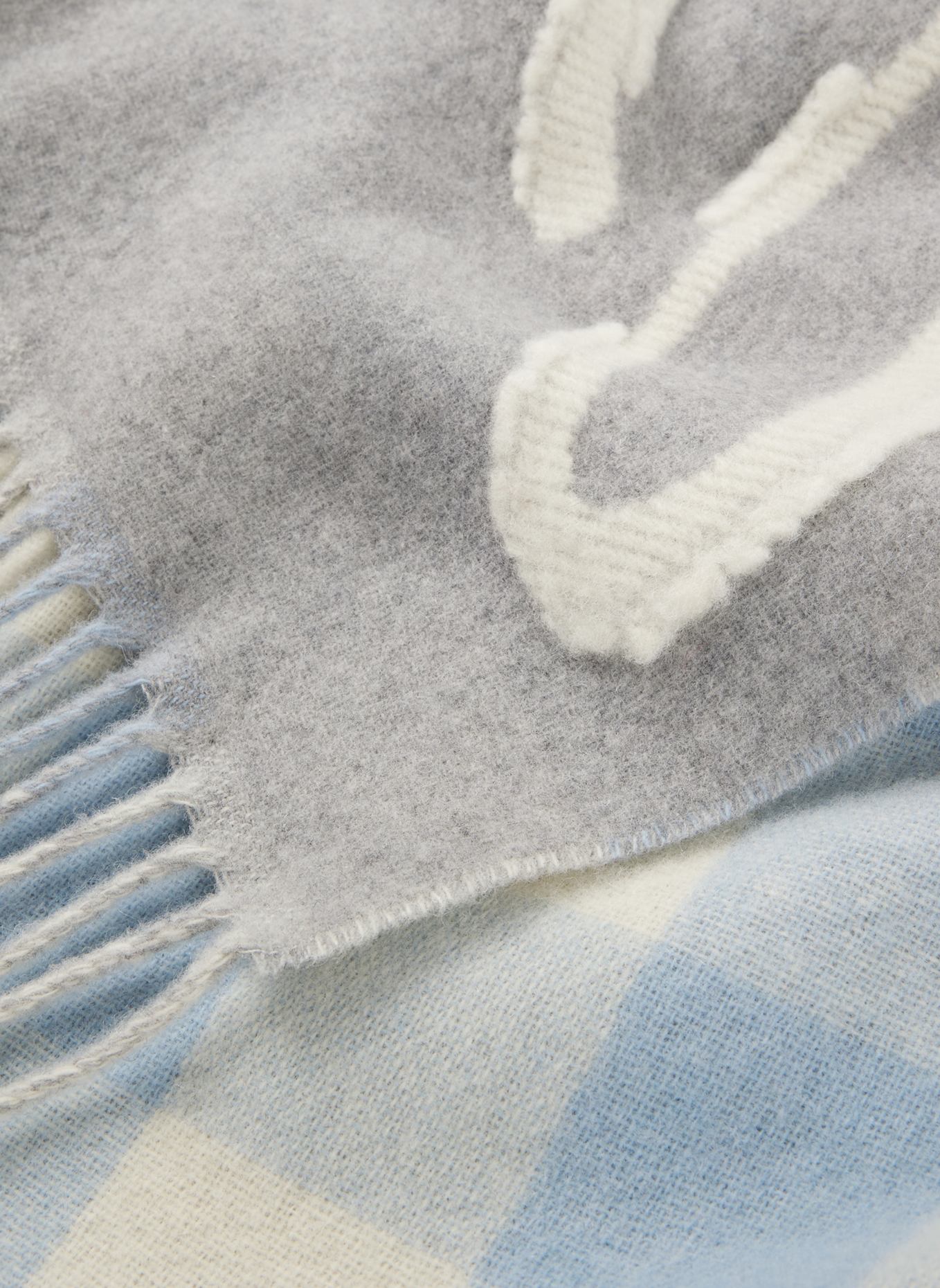 BOSS Gewebter Schal CECY_28*196: HELLGRAU