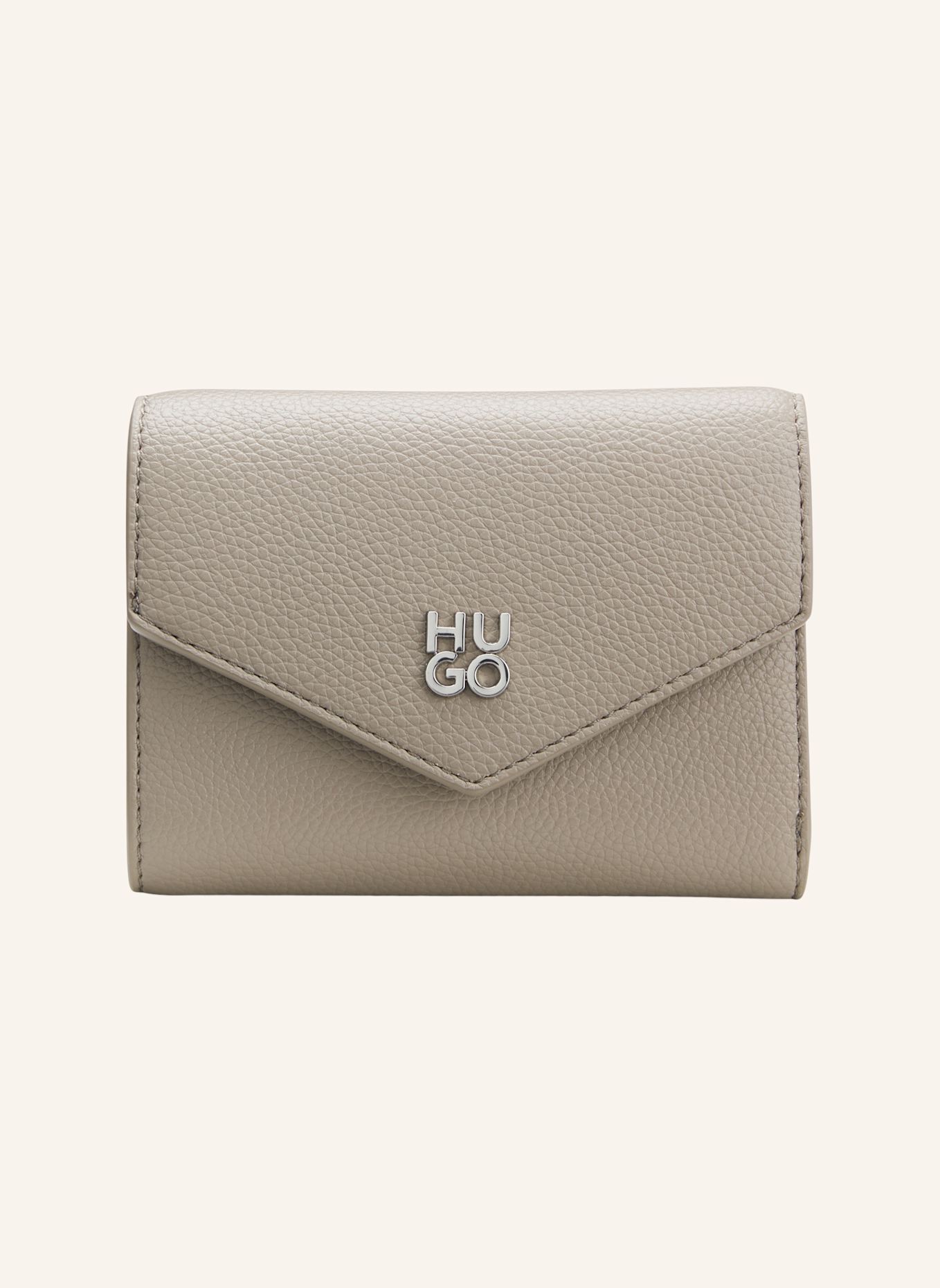 HUGO Brieftasche CHRIS 2.0_FLAPWALLET: BEIGE