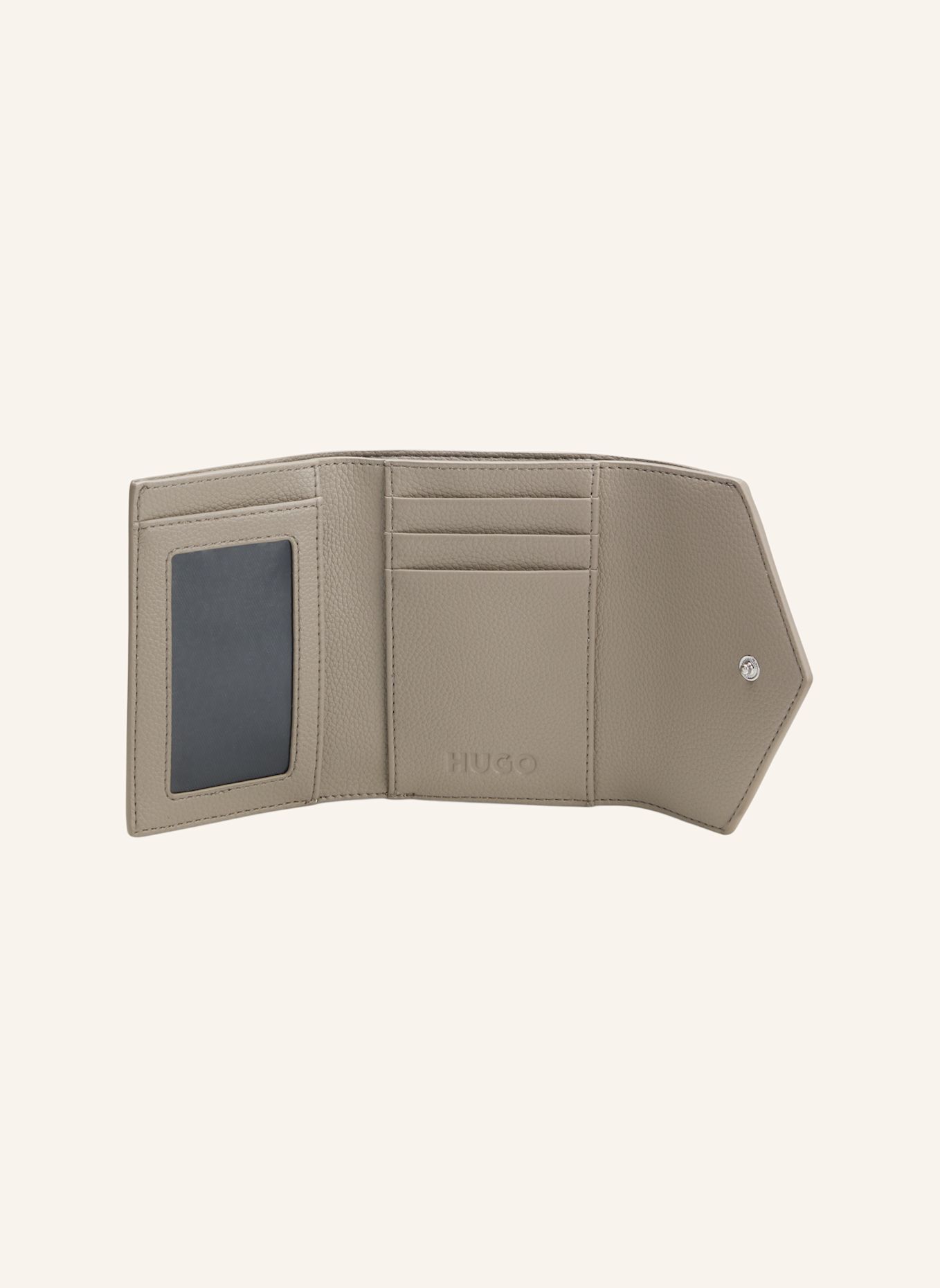 HUGO Brieftasche CHRIS 2.0_FLAPWALLET: BEIGE