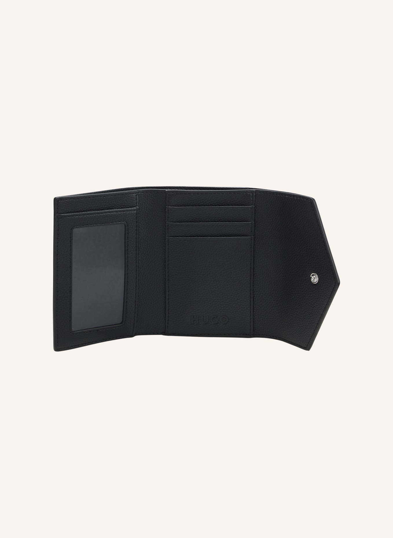 HUGO Brieftasche CHRIS 2.0_FLAPWALLET: SCHWARZ