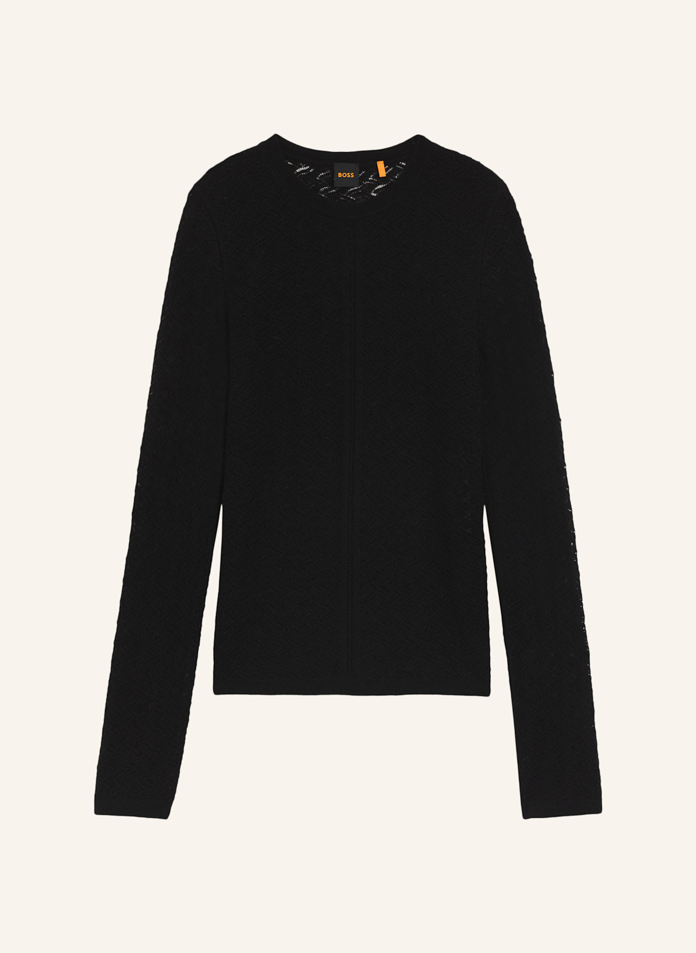 BOSS Pullover C_FASILEA Slim Fit: SCHWARZ