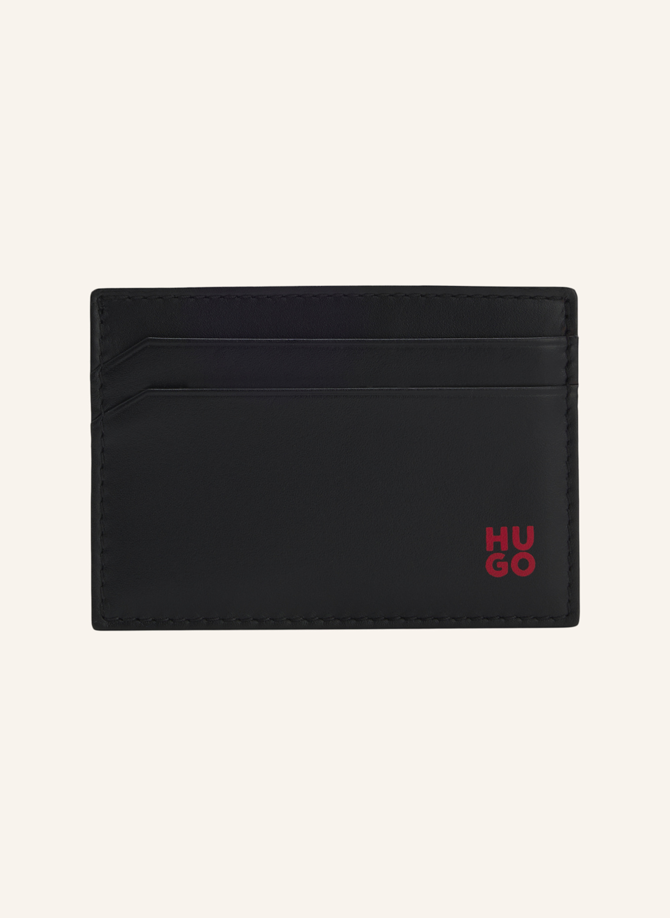 HUGO Brieftasche TIBBY_N_S CARDCASE: SCHWARZ
