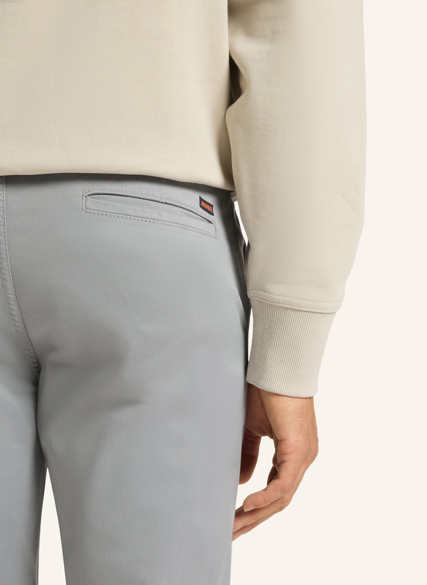 BOSS Chino CHINO Slim Fit: SILBER