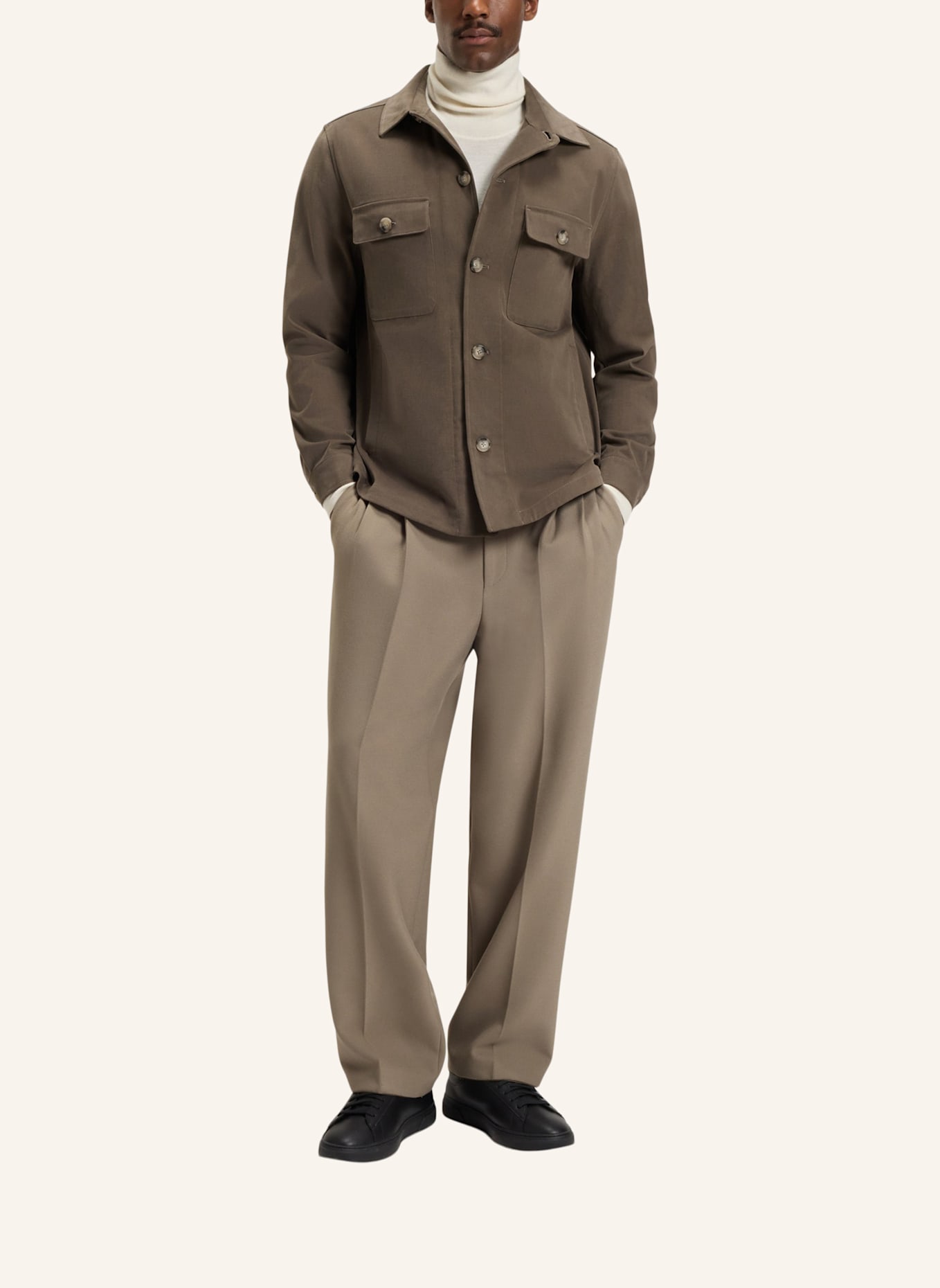 BOSS Blazer C-CARPER-OS-253F Relaxed Fit: BRAUN