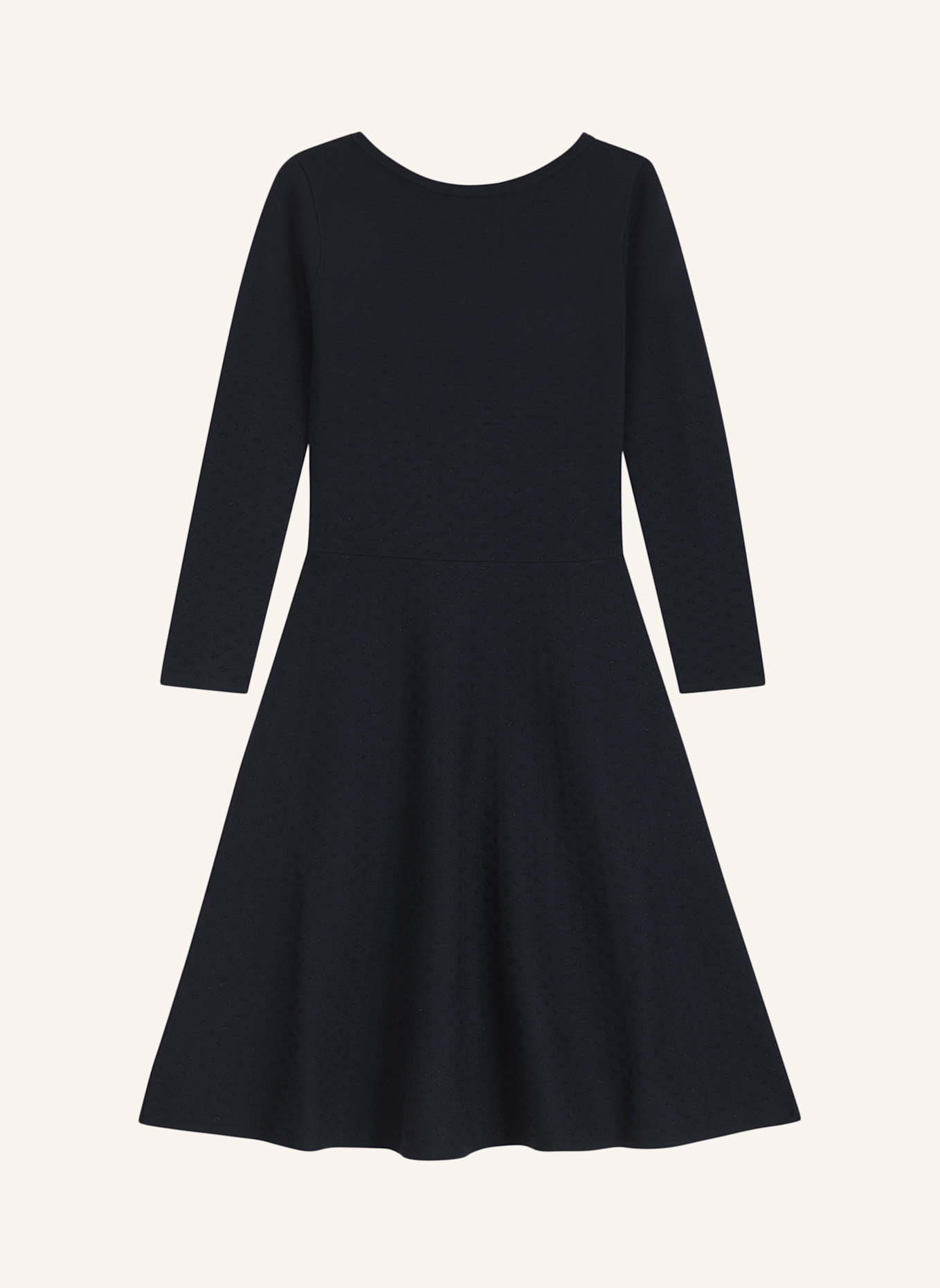 BOSS Gestricktes Kleid C_FAMME_1 Regular Fit: DUNKELBLAU