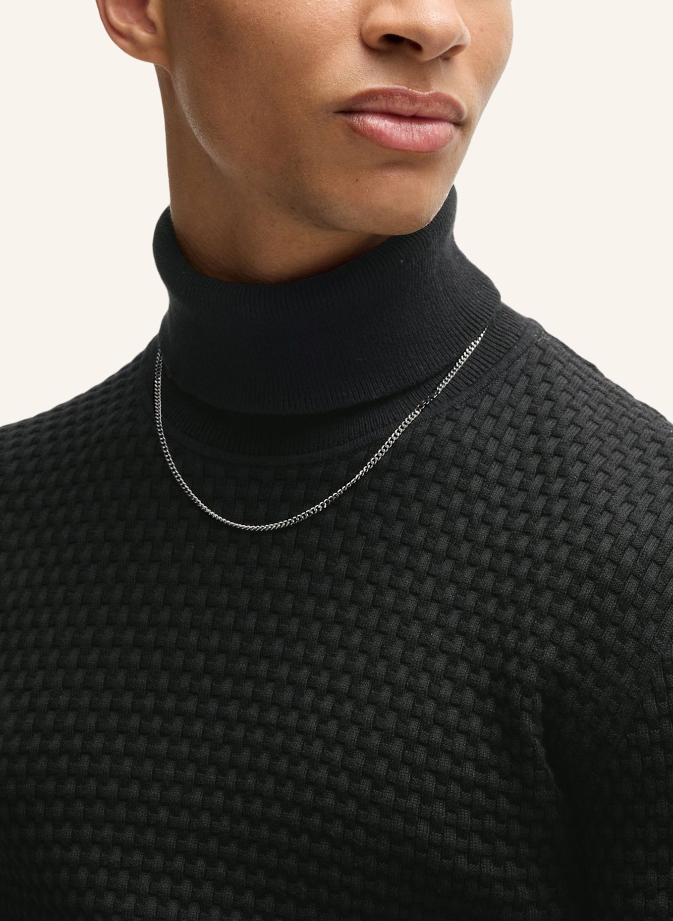 HUGO Pullover SMATTOR Regular Fit: SCHWARZ