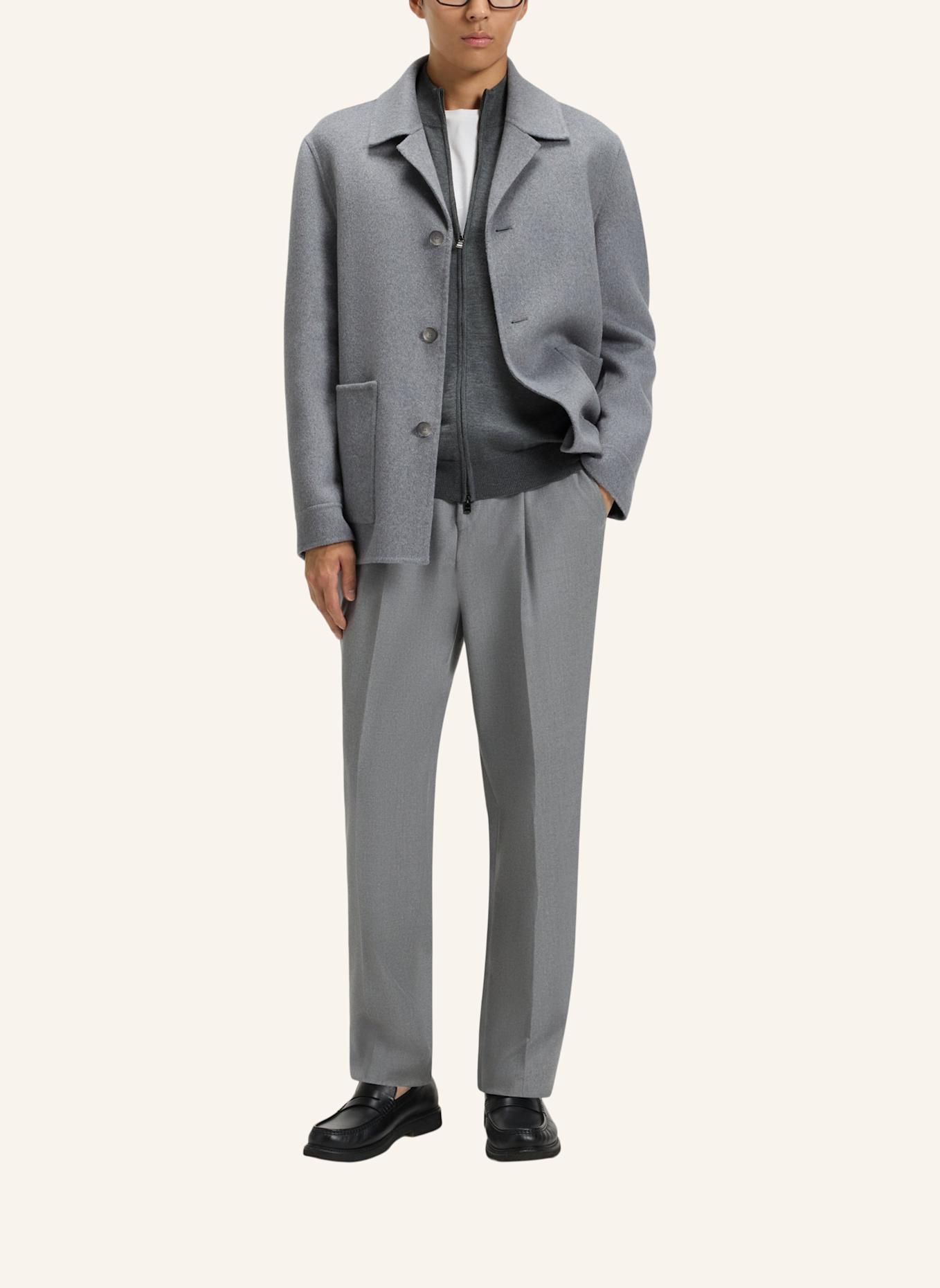 BOSS Strickjacke BALONSO-L Regular Fit: GRAU