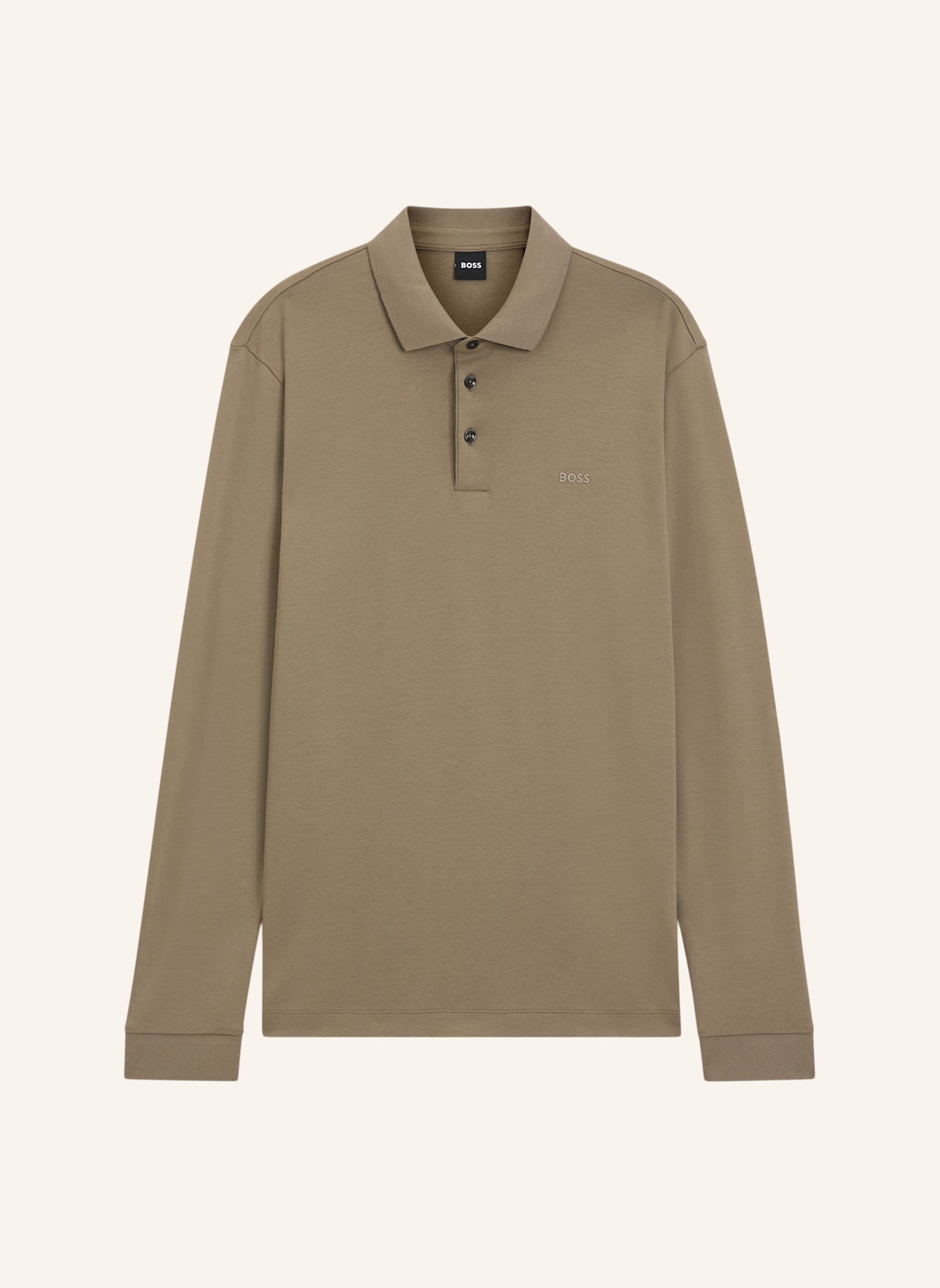 BOSS Jersey-Poloshirt PADO: HELLBRAUN