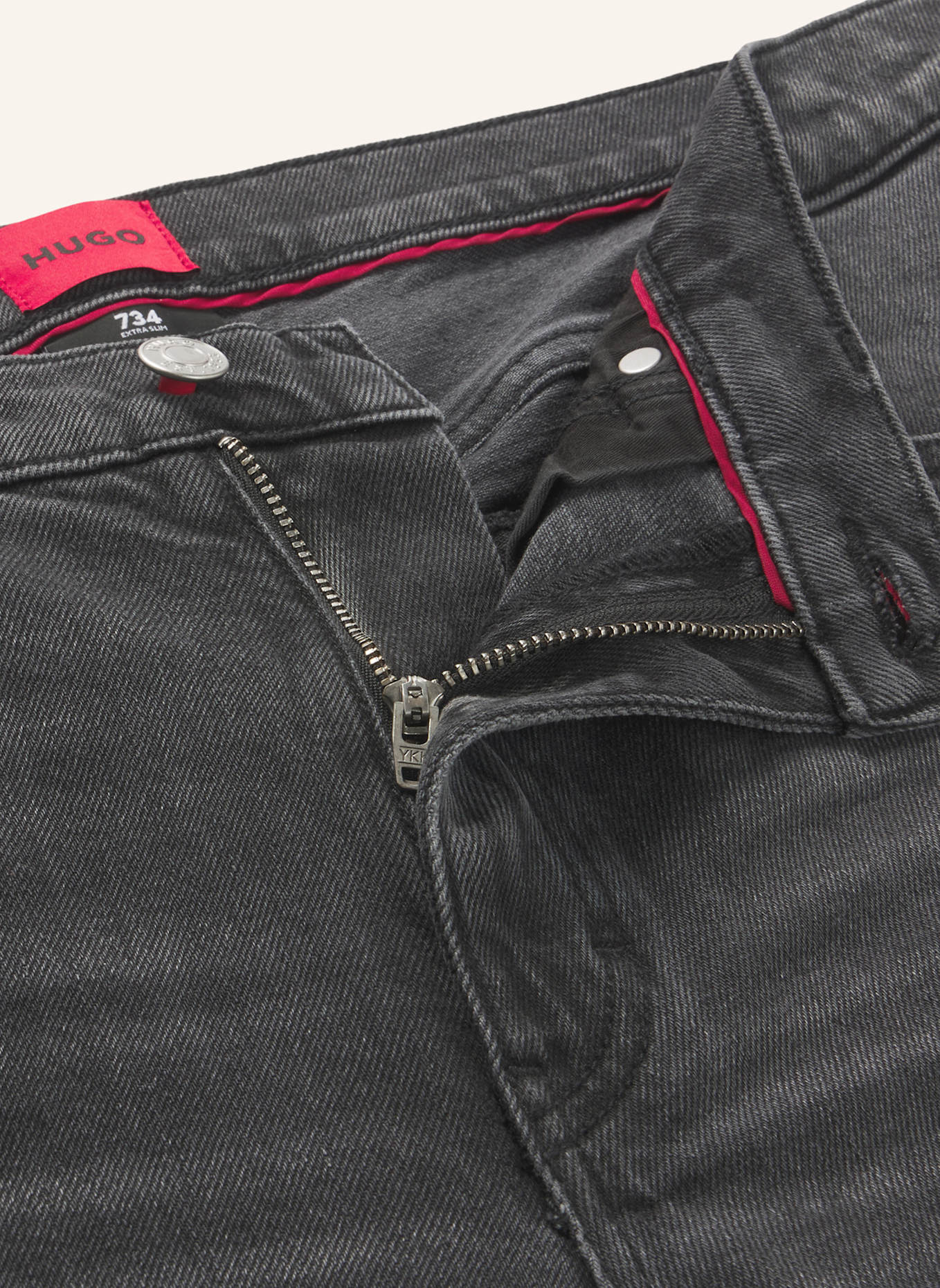 HUGO Jeans HUGO 734 Extra-Slim Fit: GRAU