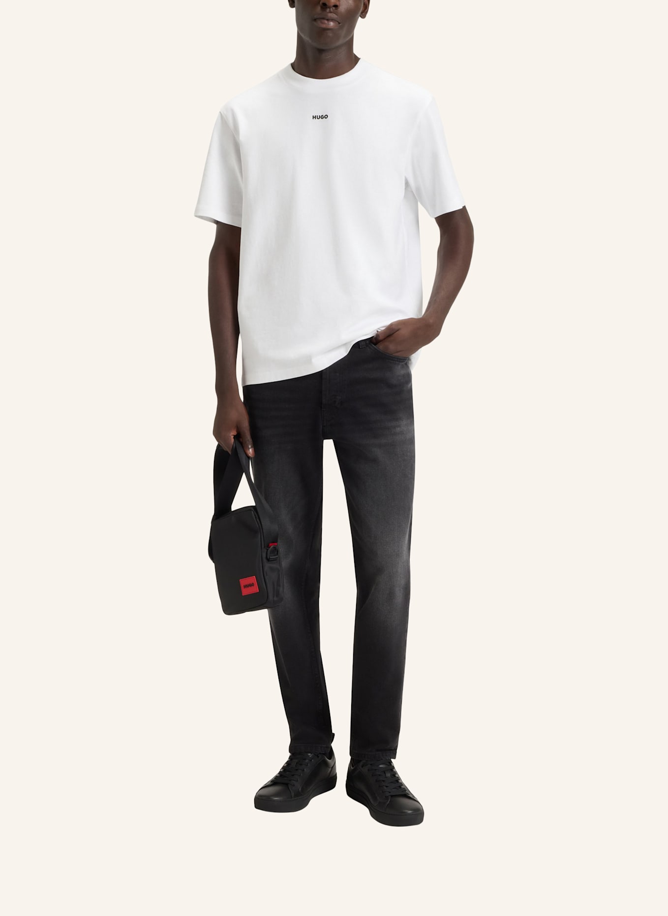 HUGO T-Shirt DAPOLINO: WEISS