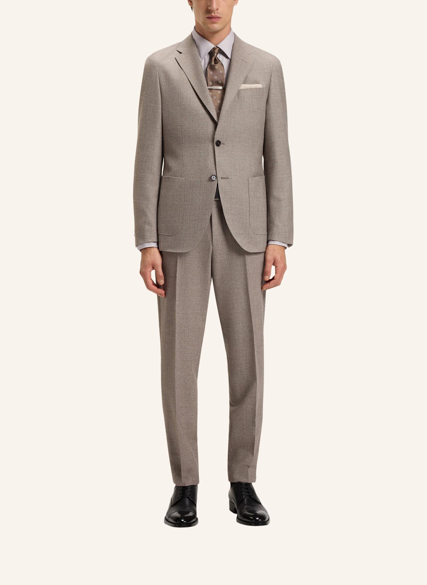 BOSS Business Hemd L-HAYS-KENT-C1-243 Slim Fit: BEIGE