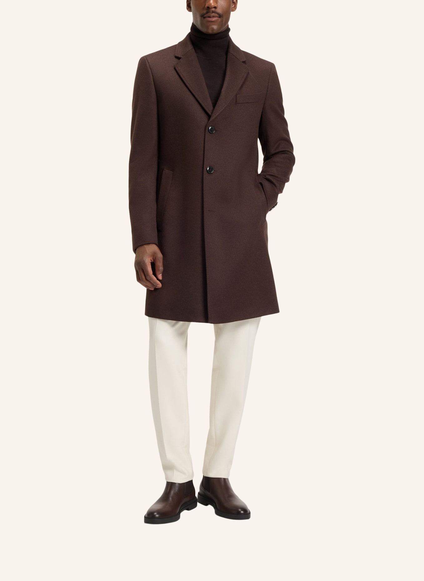 BOSS Stiefel CALEV_CHEB_LTFB: DUNKELBRAUN