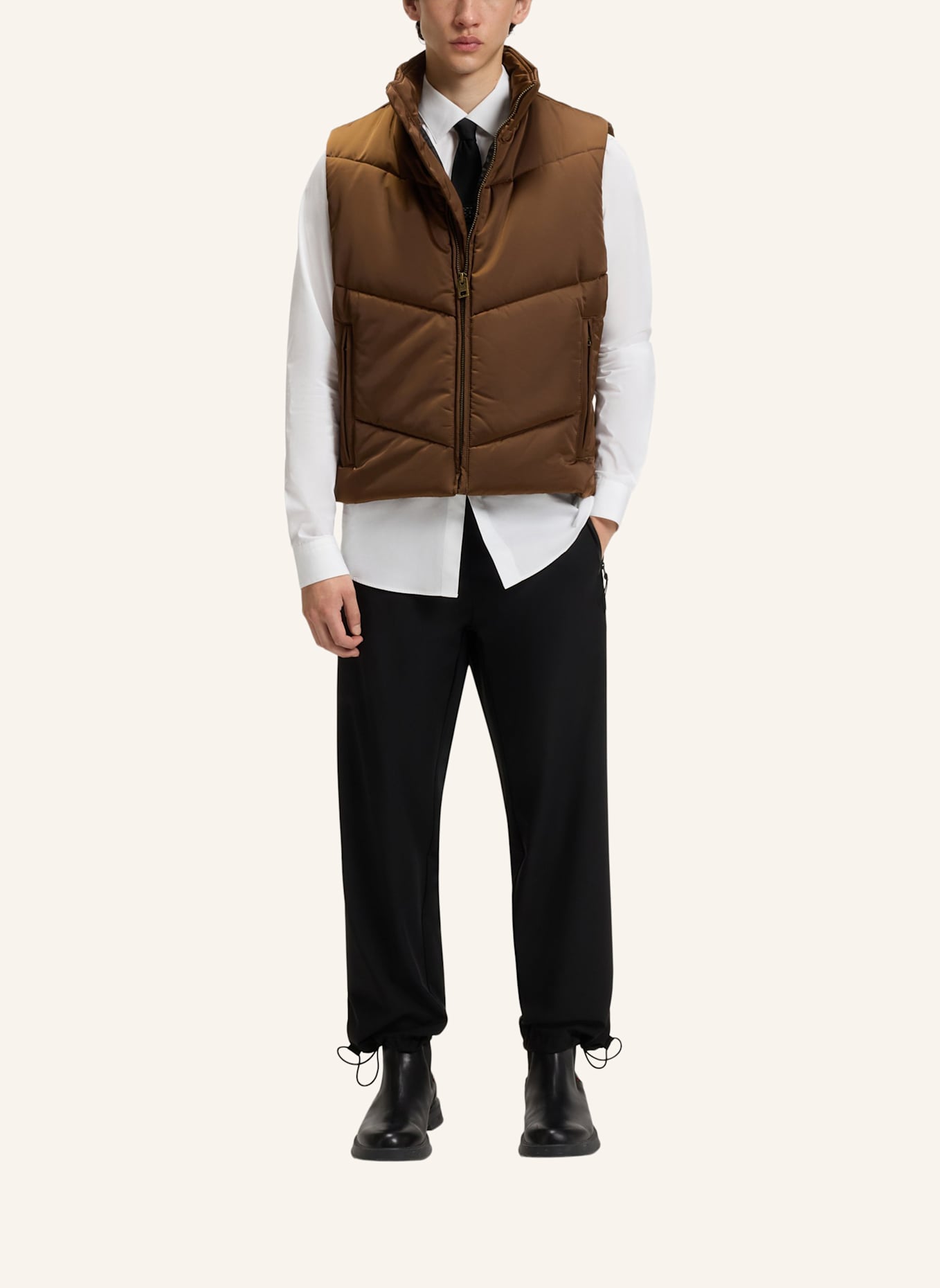 HUGO Casual Jacke BEROLINO2531 Regular Fit: BRAUN