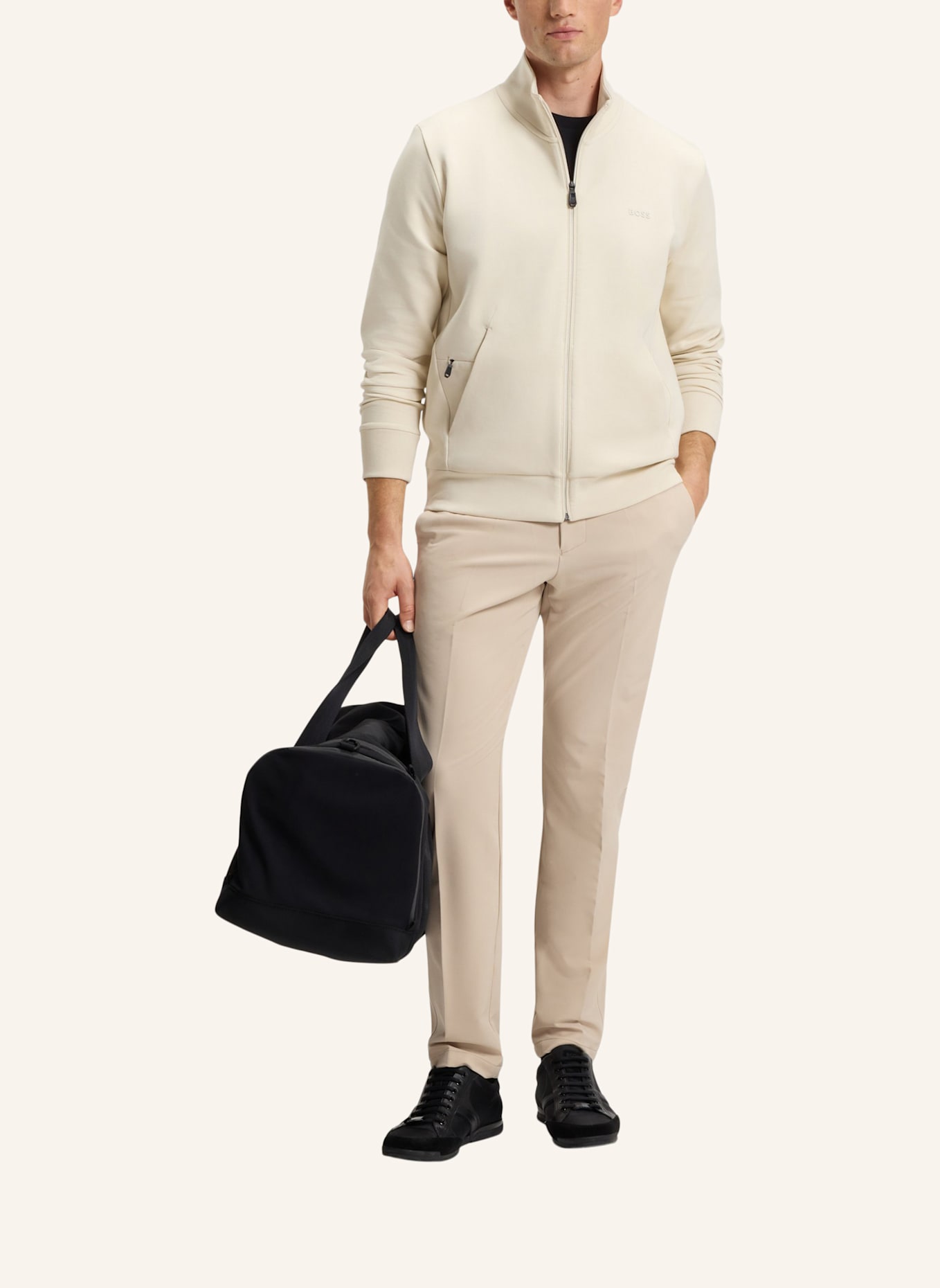 BOSS Sweatshirt SKAZ Regular Fit: WEISS