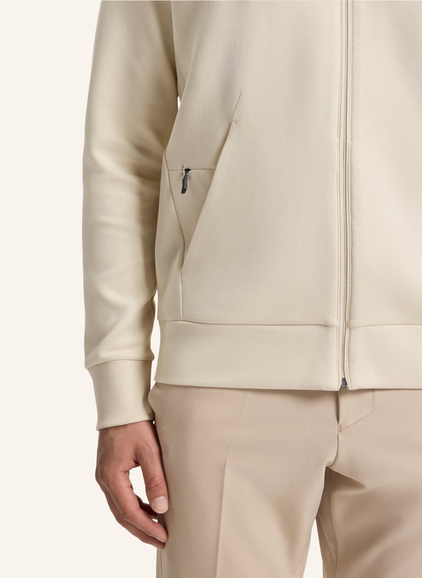 BOSS Sweatshirt SKAZ Regular Fit: WEISS