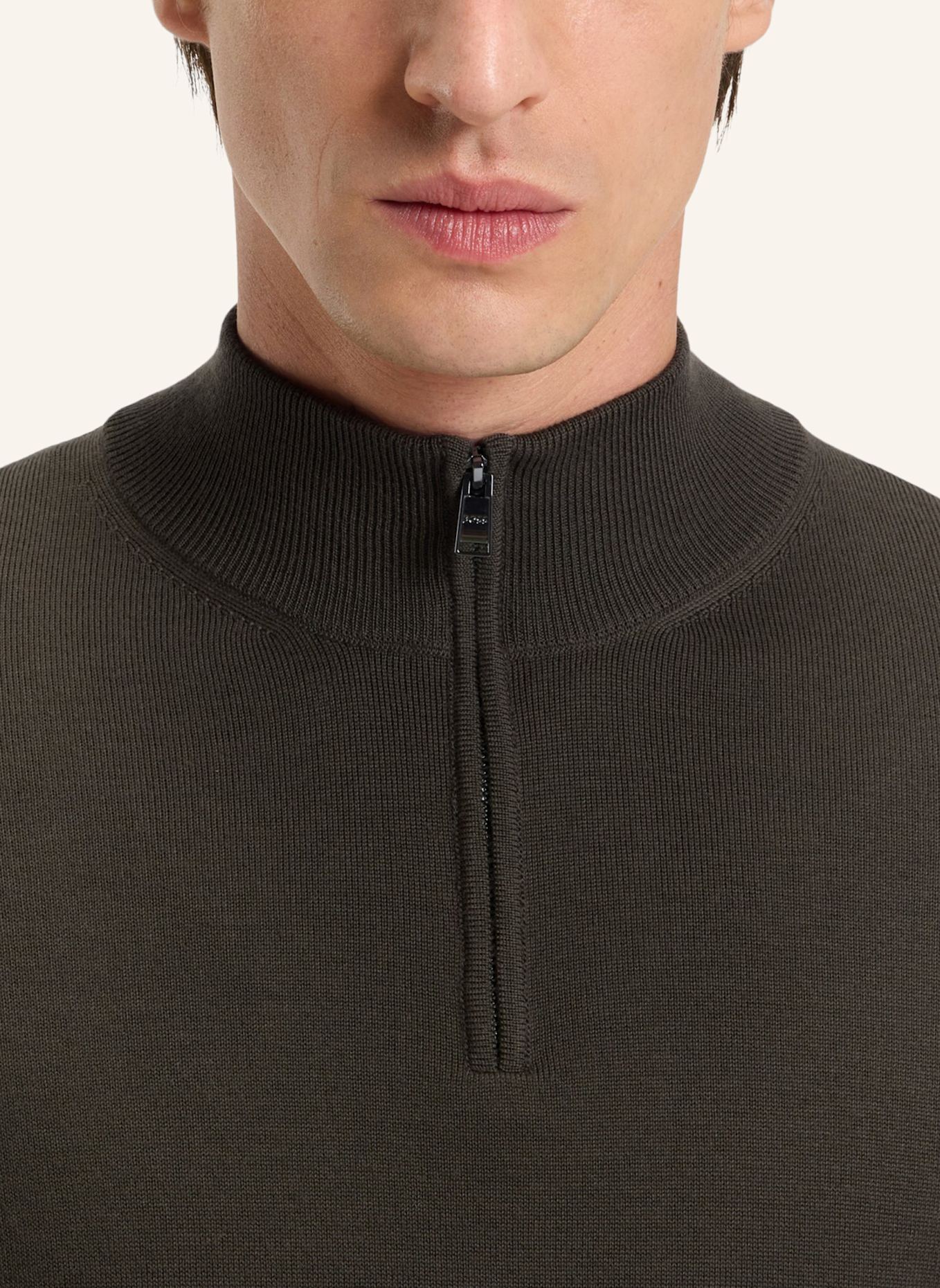 BOSS Pullover EBENJI: HELLGRÜN