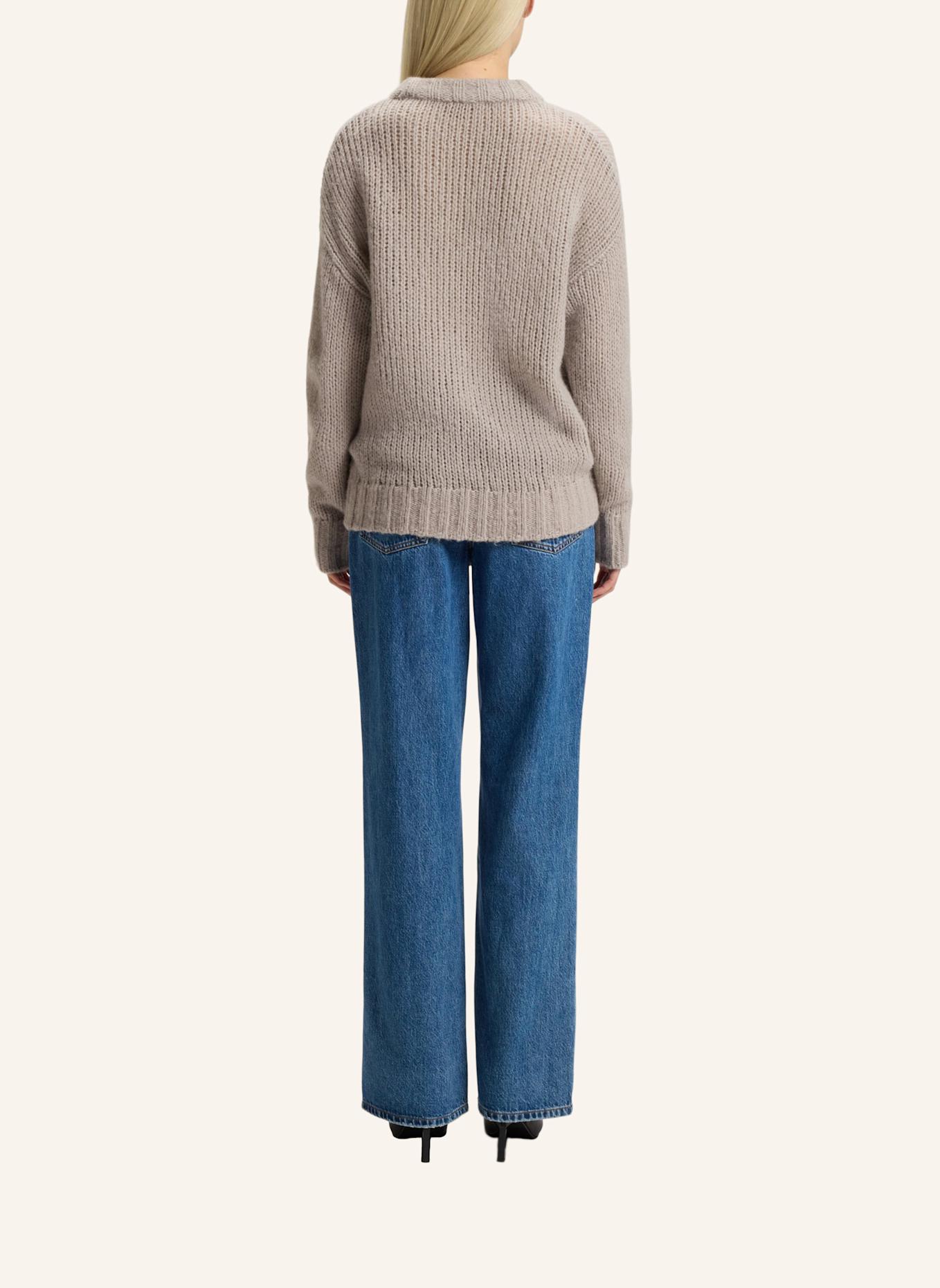 HUGO Pullover SLOOSSY Oversize Fit: BEIGE