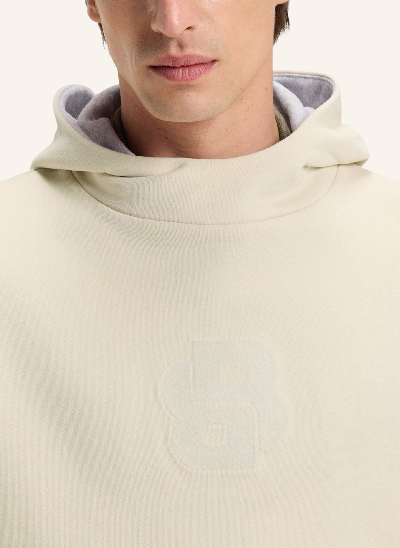 BOSS Sweatshirt C-STEVENS 31 Relaxed Fit: WEISS