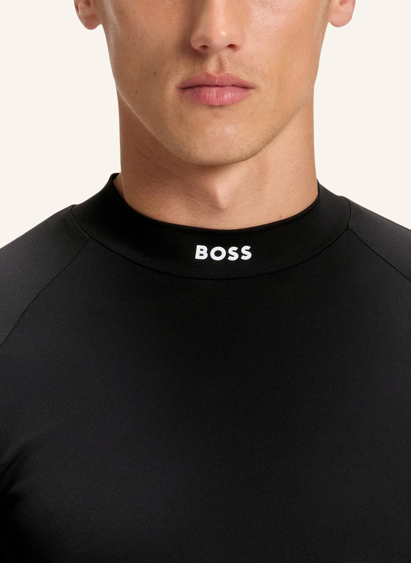 BOSS T-Shirt TOCK ACTIVE Slim Fit: SCHWARZ
