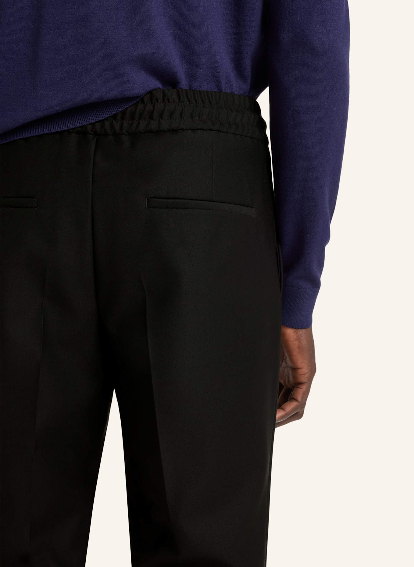 HUGO Business Hose GETLIN251F3 Slim Fit: SCHWARZ