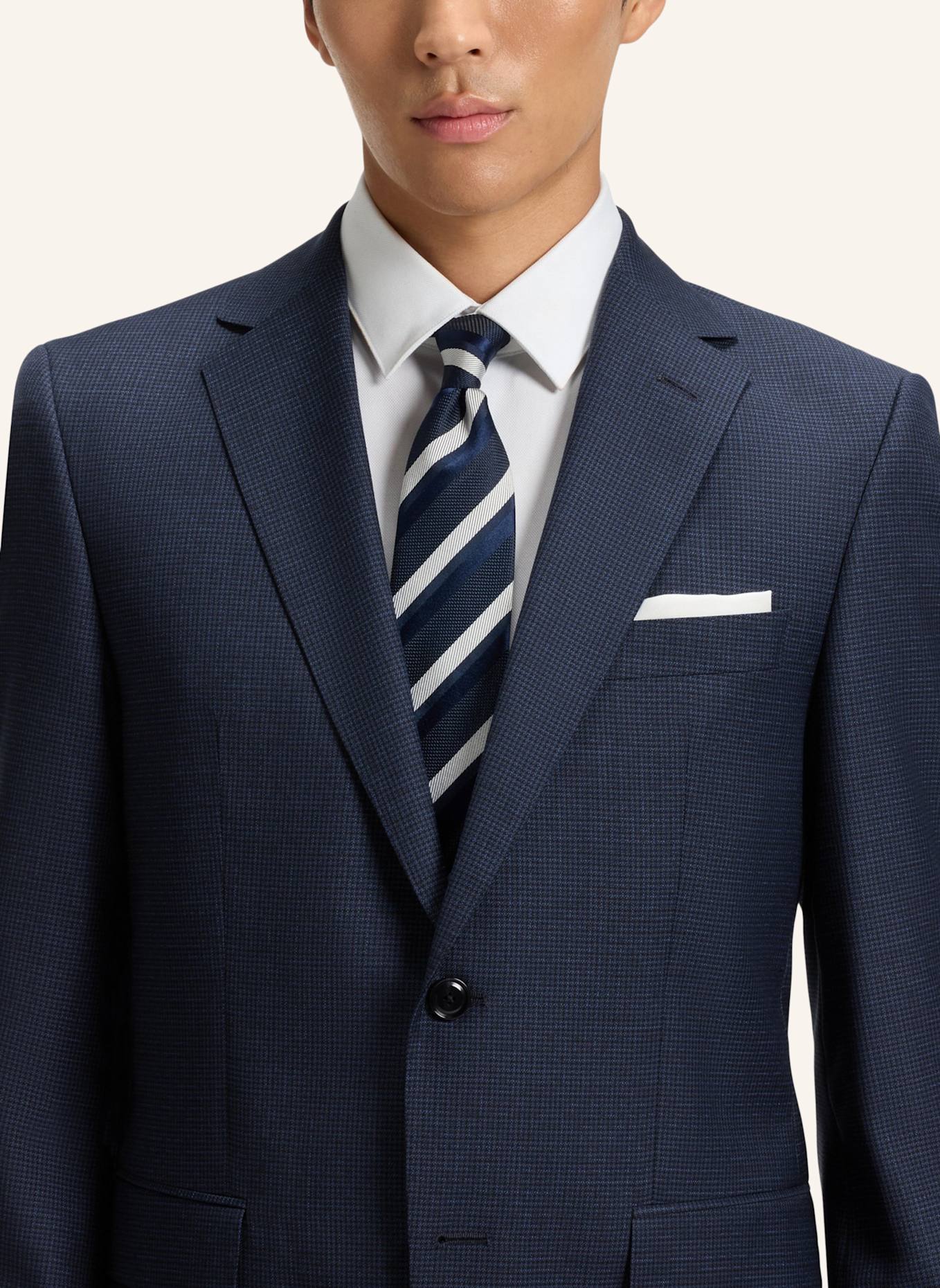 BOSS Business Anzug H-JECKSON-2PCS-224 Regular Fit: DUNKELBLAU