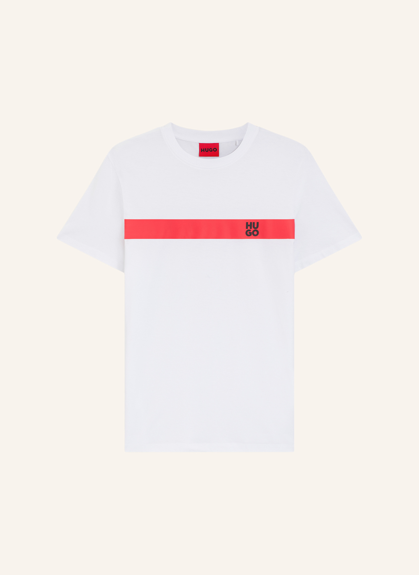 HUGO T-Shirt DZOKIS_IN Regular Fit: WEISS