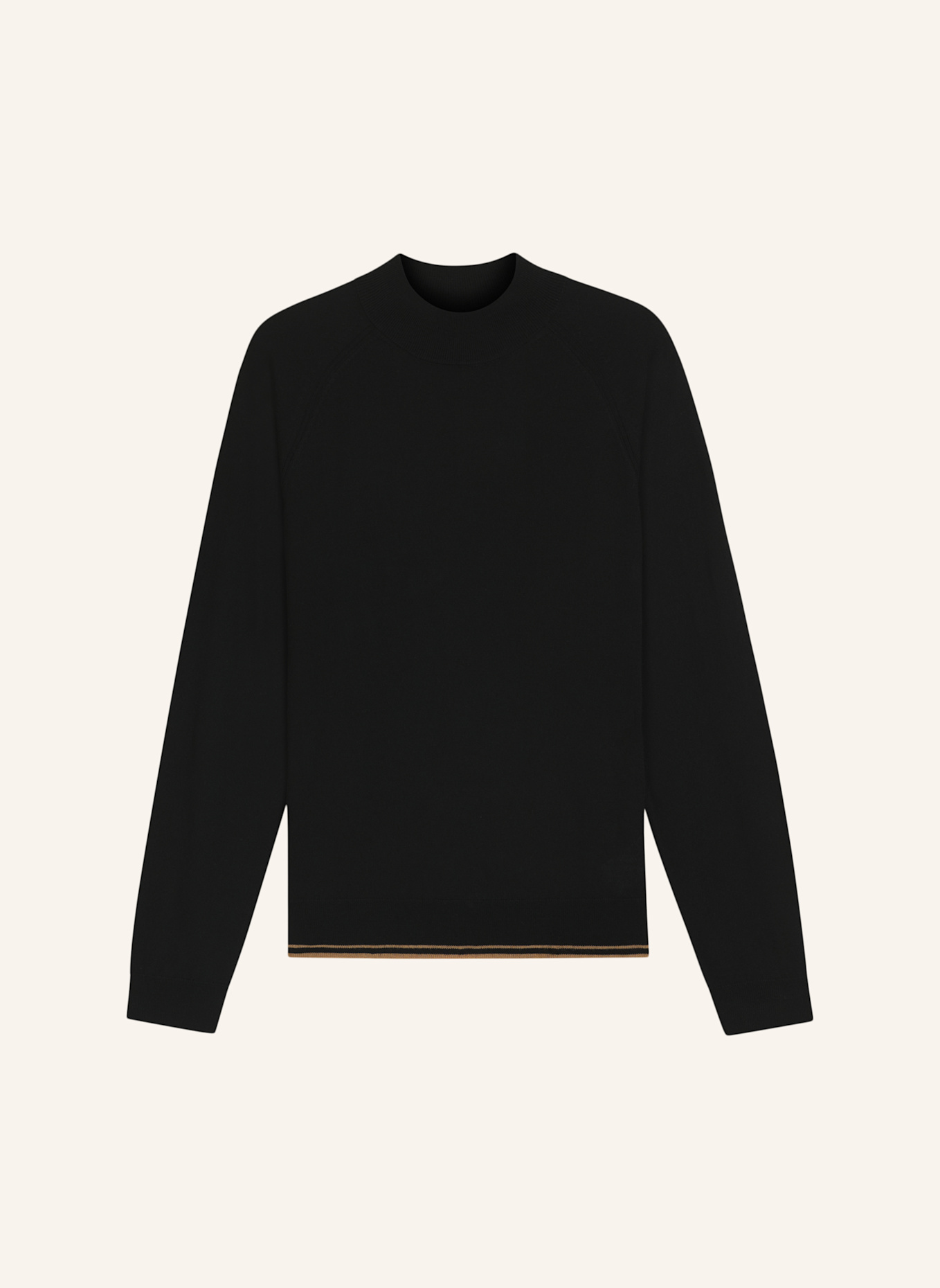 BOSS Pullover PERFINO_IN Regular Fit: SCHWARZ
