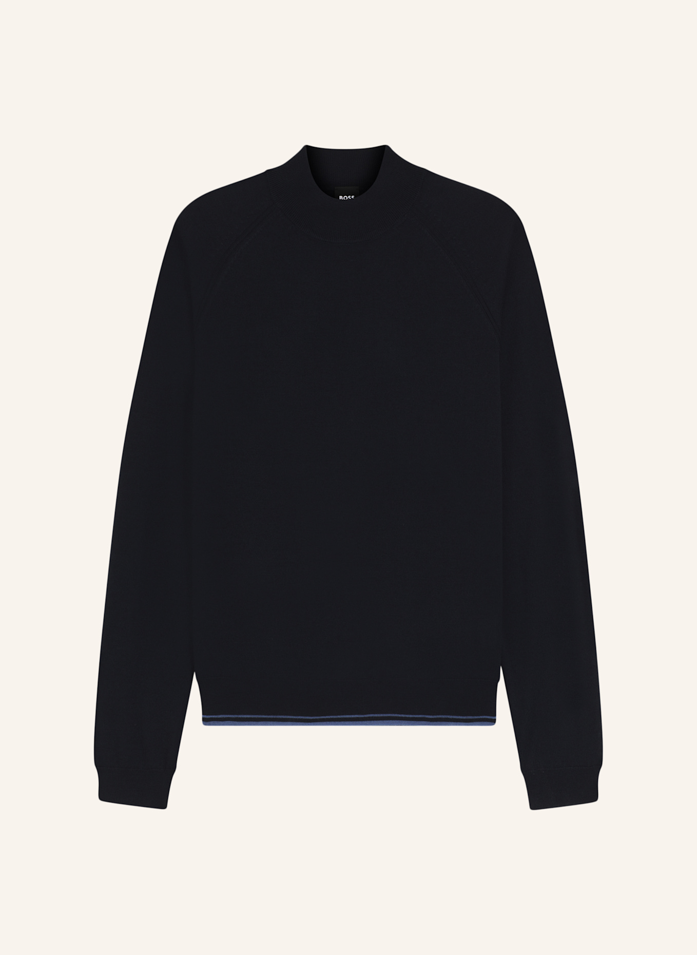 BOSS Pullover PERFINO_IN Regular Fit: DUNKELBLAU