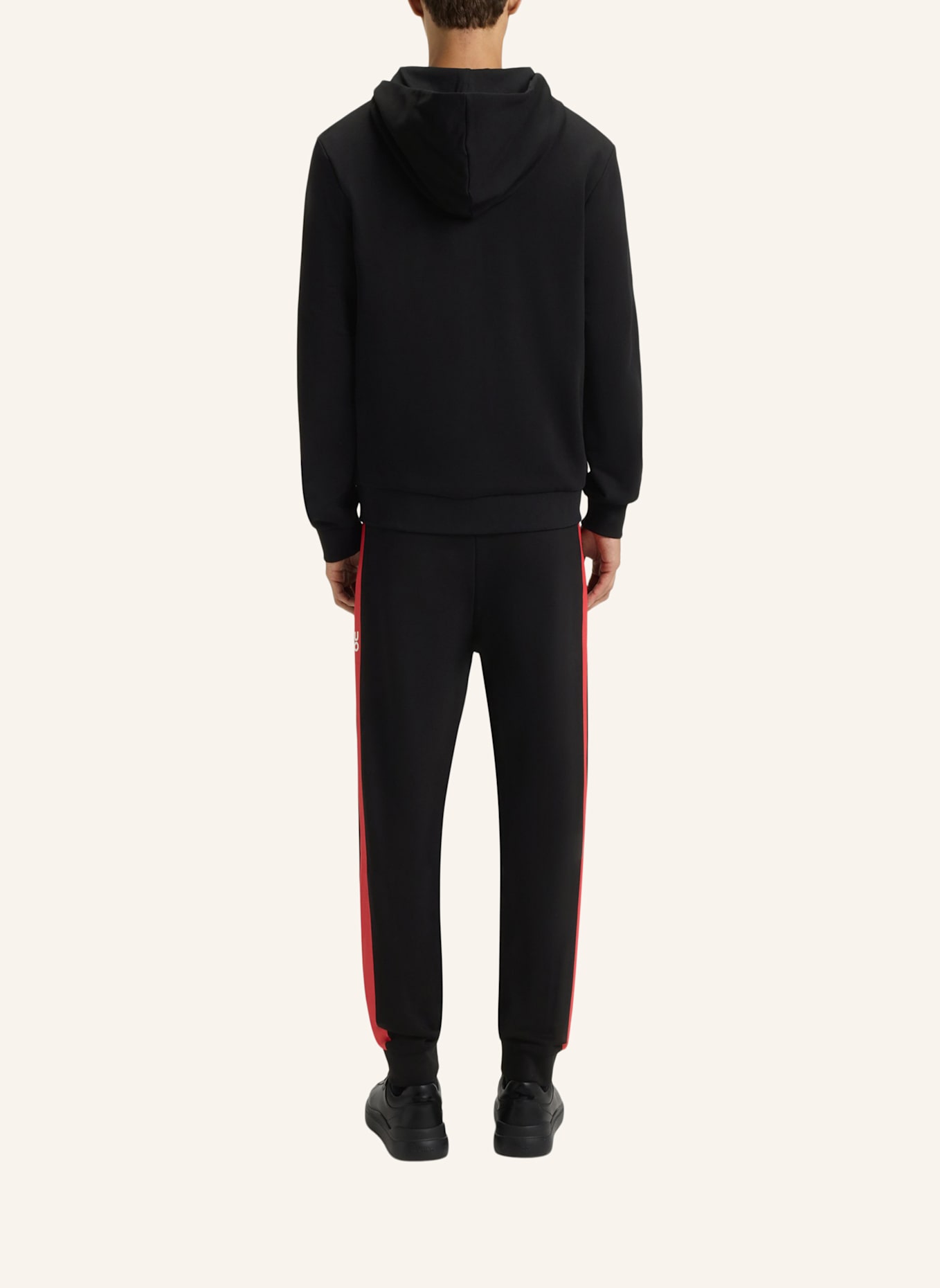 HUGO Sweatshirt DHANI_IN Regular Fit: SCHWARZ