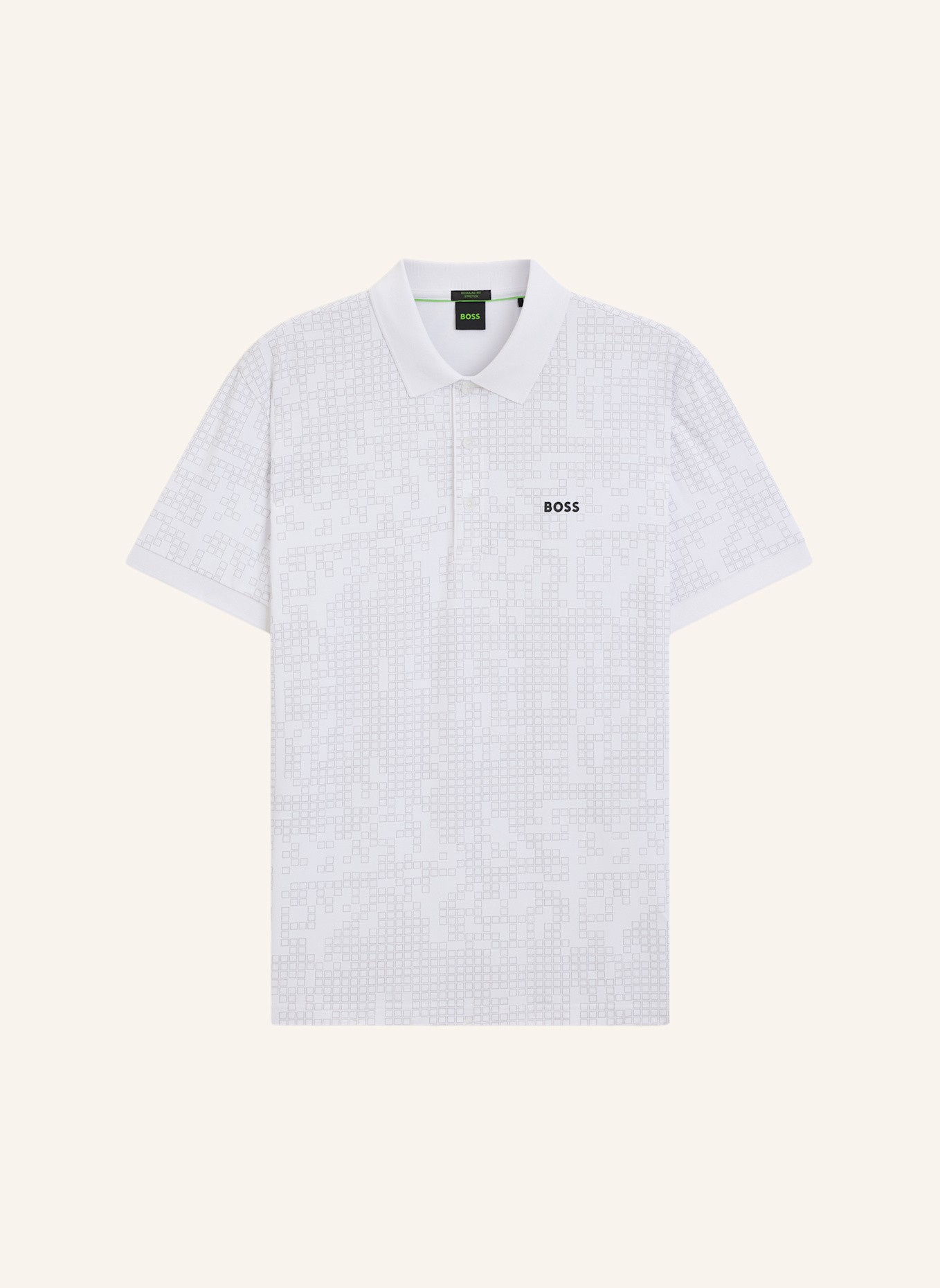 BOSS Poloshirt POLO AO ZONE Regular Fit: WEISS